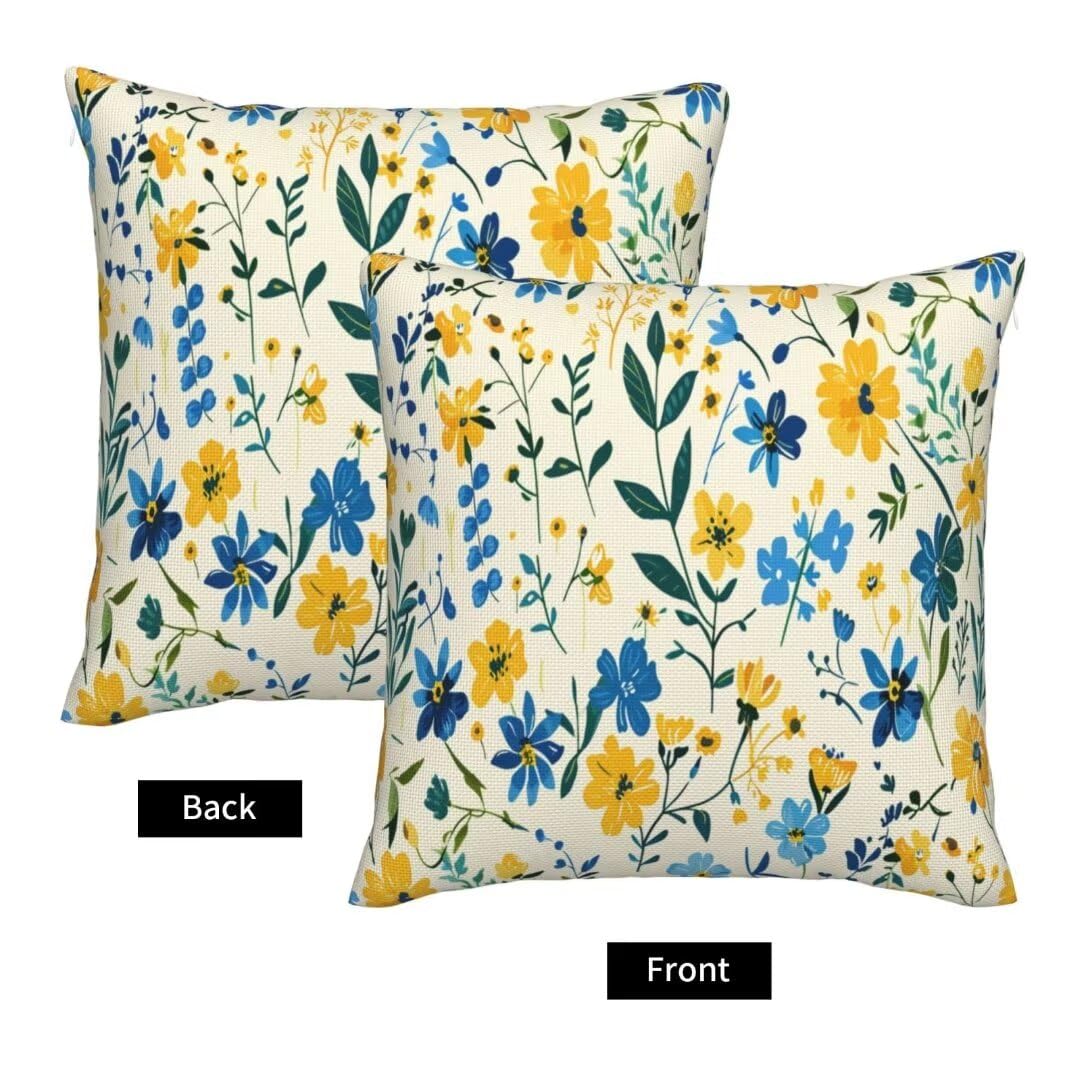 Set di 2 Federe Cuscini Divano 55 x 55 cm Cuscini per Divano Primavera Copricuscini Divano, Cuscini Divano in Morbido Cuscini Arredo Divano, Cuscini Decorativi, Divano Soggiorno Sedia Letto Piante J62