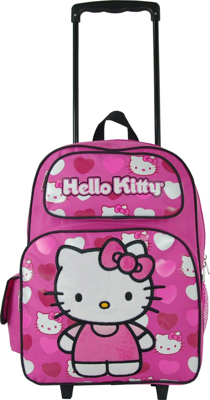 Grupo Ruz Sanrio Hello kitty 16” Large Rolling Backpack Pink