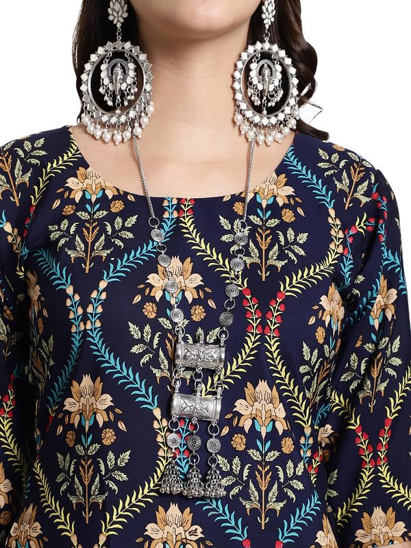 Image of 7Threads Kurti||Kurta for Women||Kurti for Women||Crepe Kurta||Kurti||Kurti Crepe for Women||Crepe Kurtis for Women||Kurtis for Women Kurtis for Women (Pack of 2)