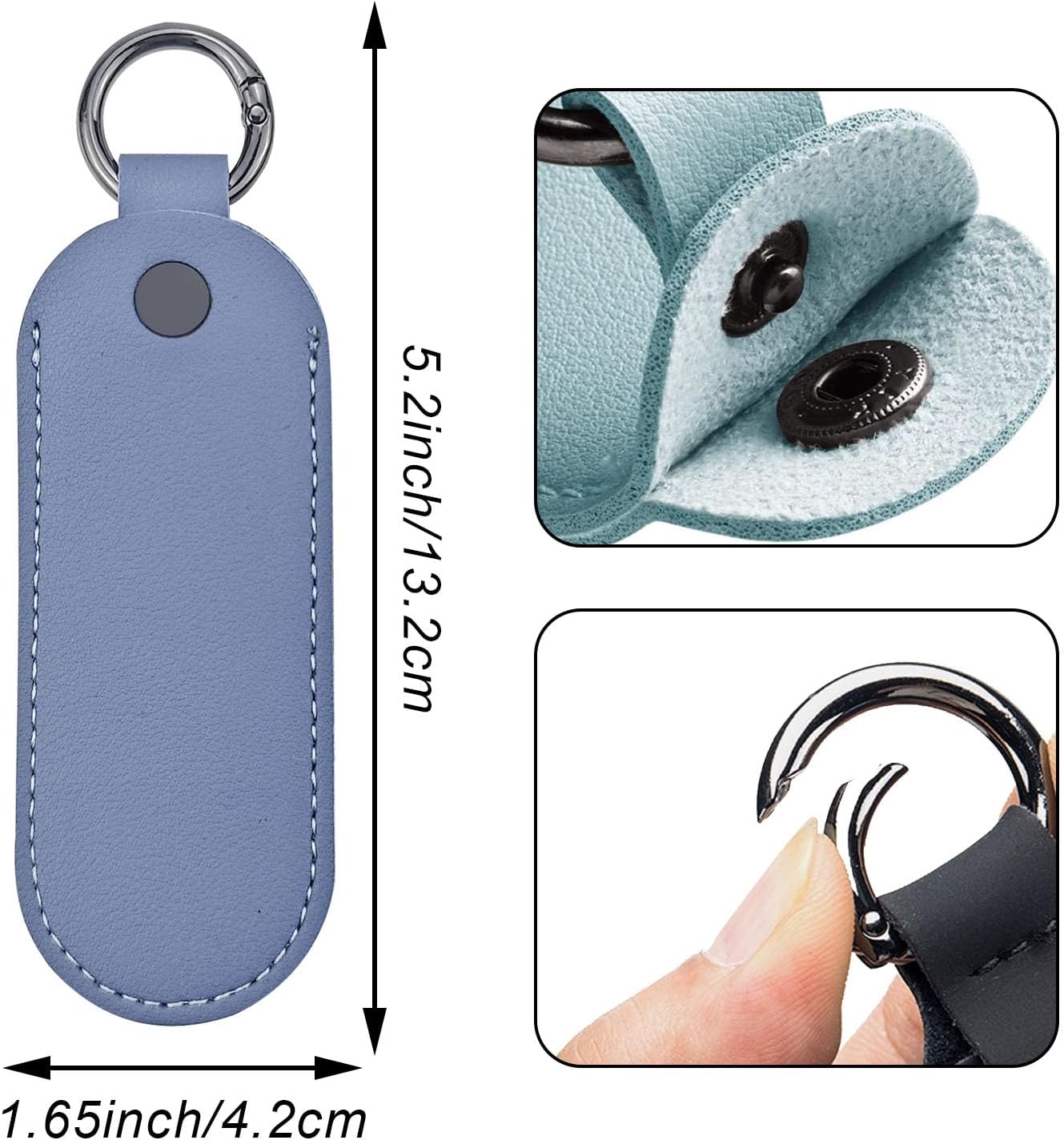 4PCS Flash Drive Case, Leather Storage Case, Flash Drive Storage Bag Pen Drive Protective Cover Memory Stick Case (Style 2)