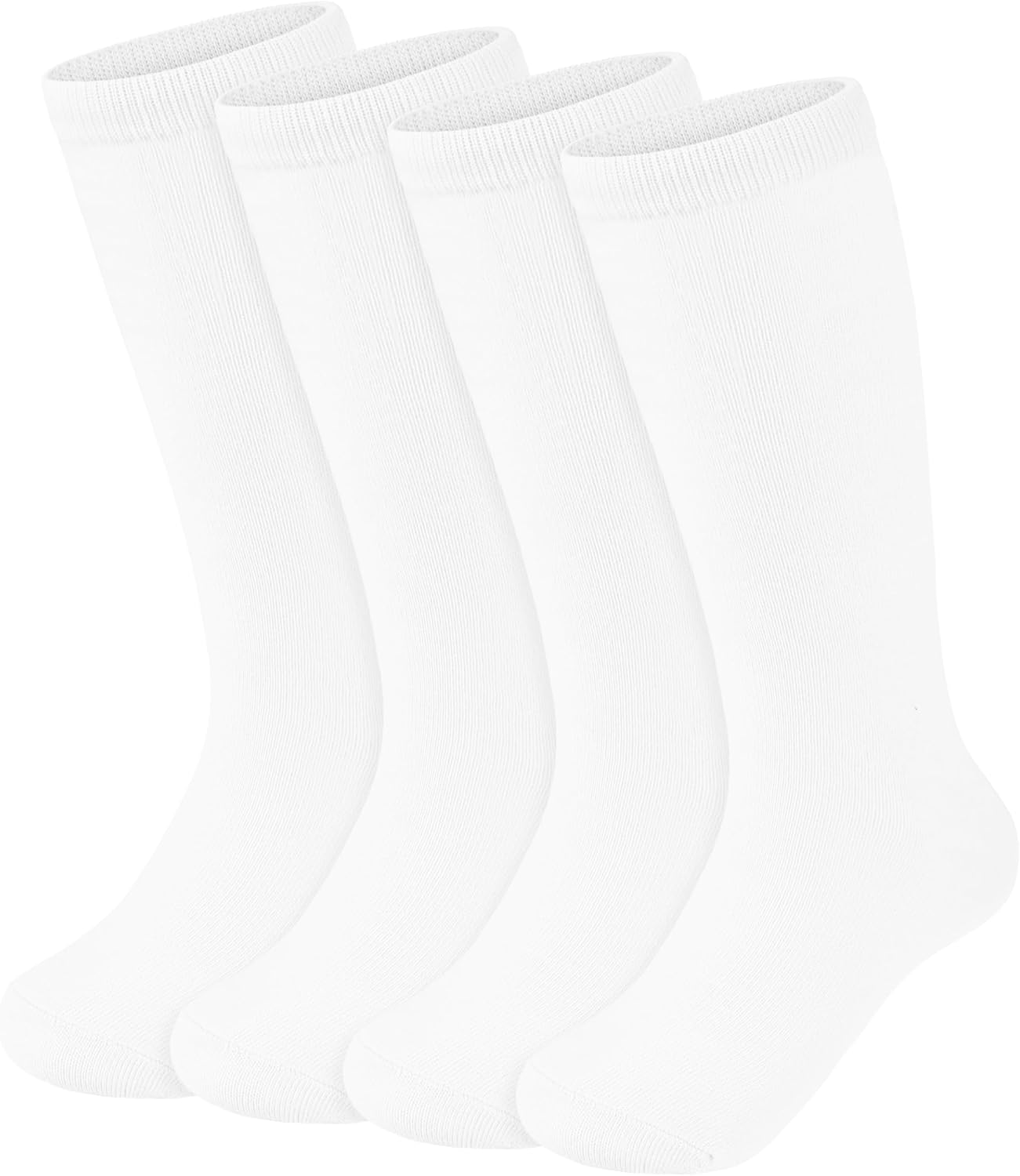 Kids Soccer Socks Toddler Girls Knee High Socks Uniform Sock Three Stripes for Boys Girls