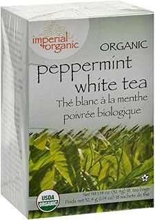 100% Organic Peppermint White Tea 18 Bag(S)