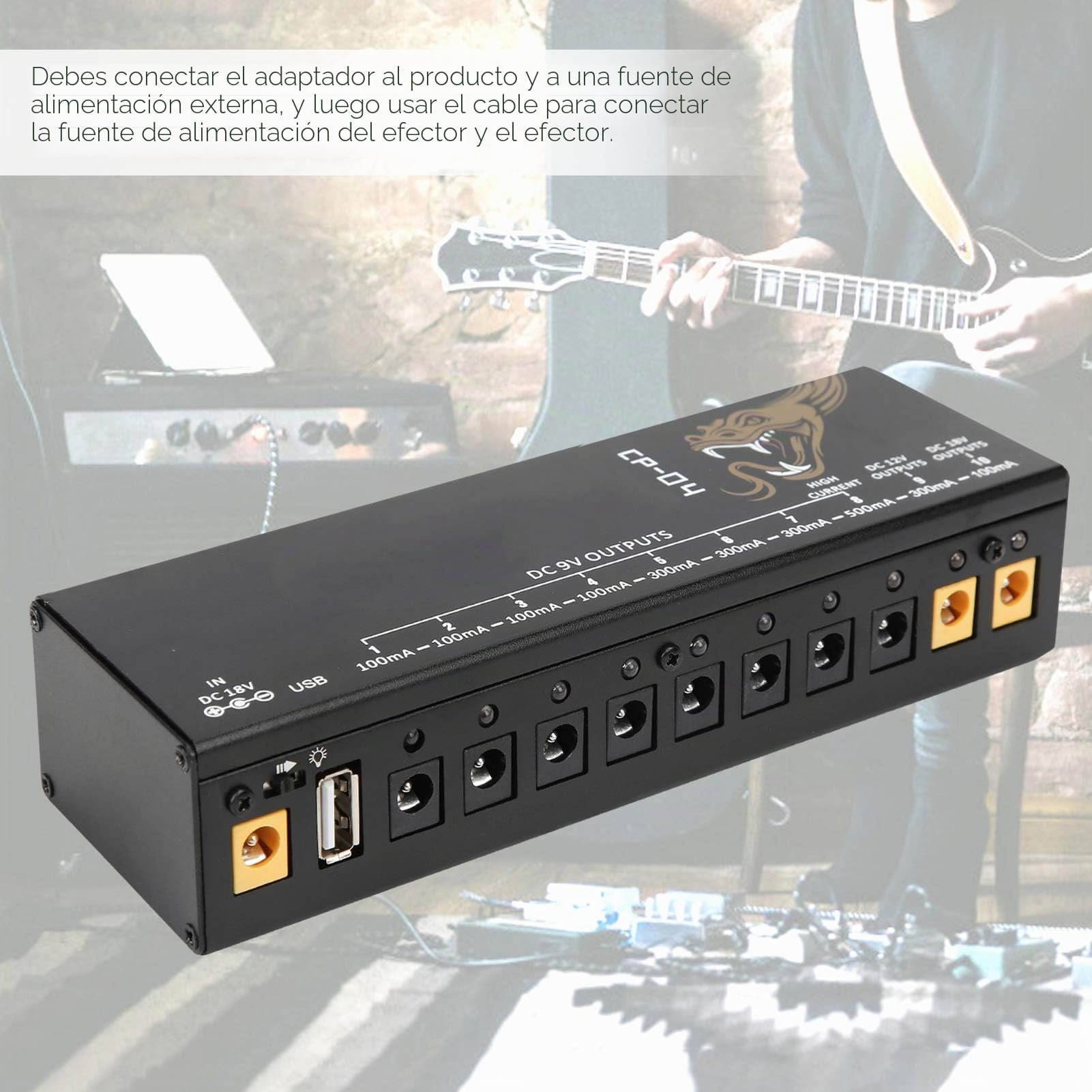 Pedal Board Power - Fuente de alimentación de pedal para guitarra eléctrica (2 unidades),Fuente de alimentación de efectos