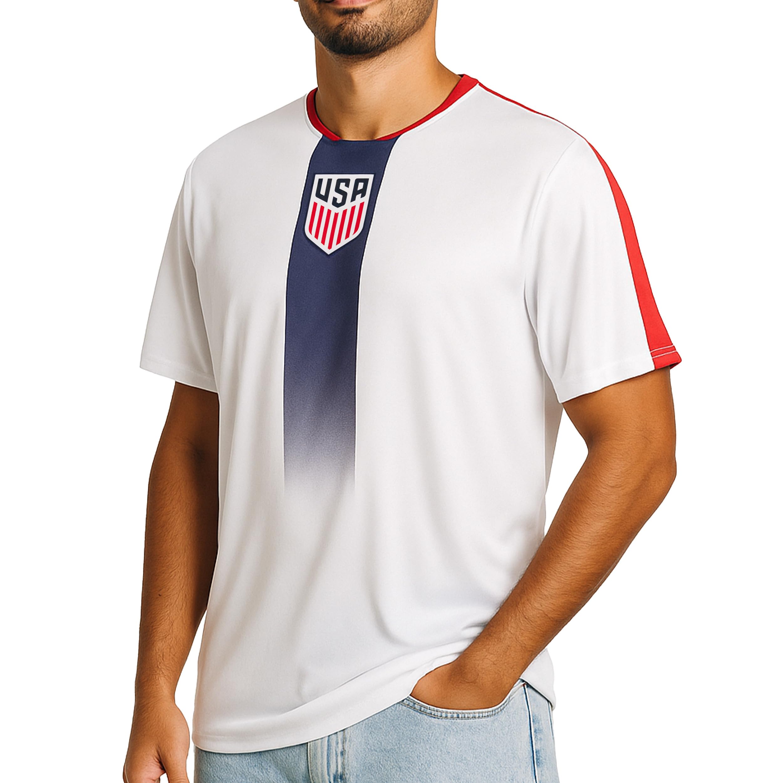 Icon Sports Officially Licensed US Soccer Federation Game Day Shirt - Unisex Adult — view 21