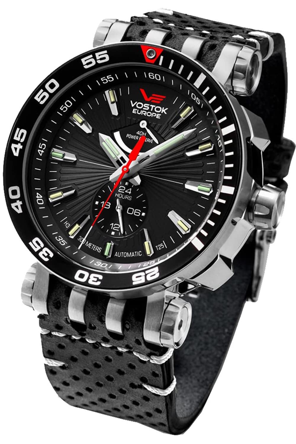 Vostok Europe Energia Rocket Automatik Power Reserve Edelstahl 575A538