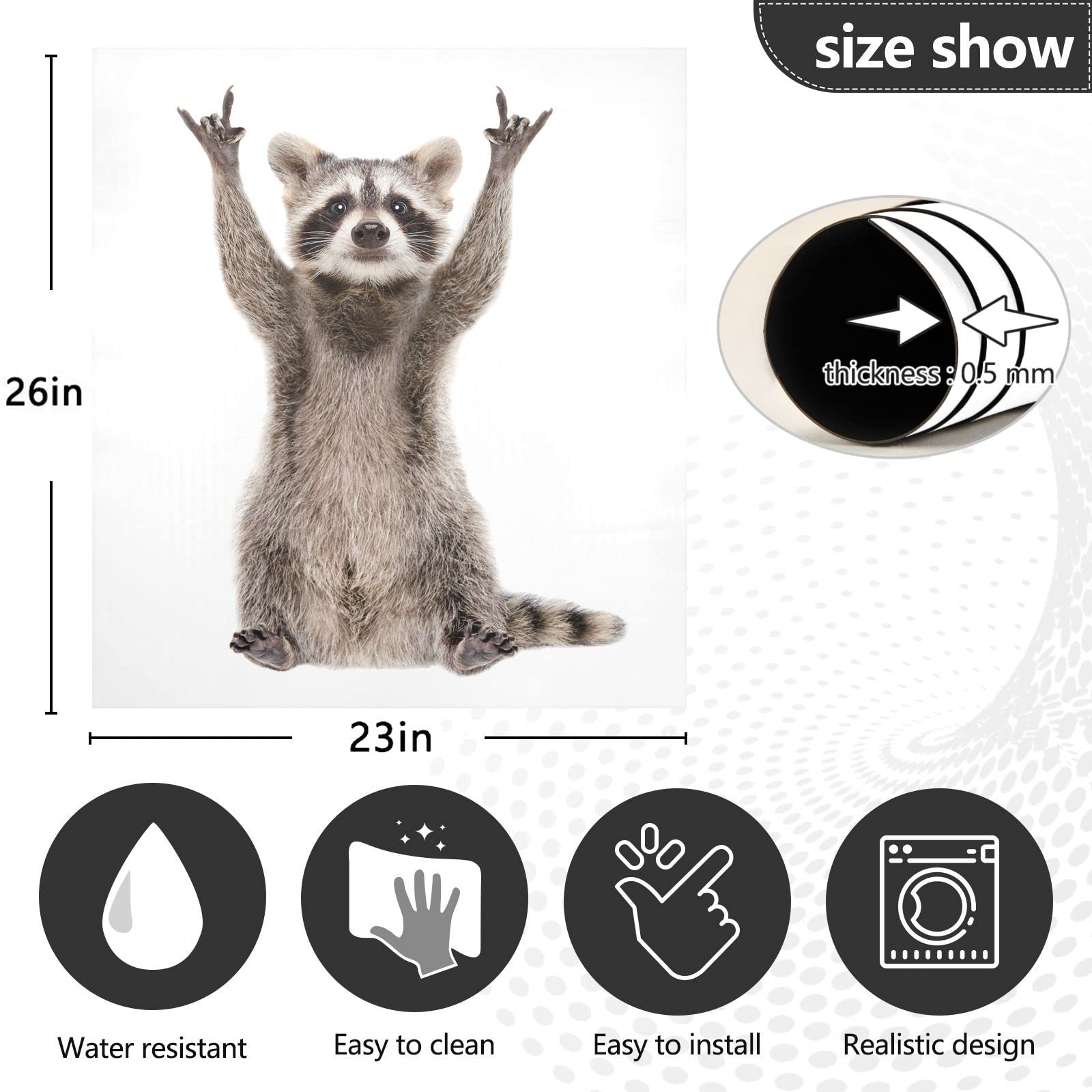 Geschirrspüler Magnetabdeckung Kaffee-Herz - Wasserdichte Dekofolie 53x66cm