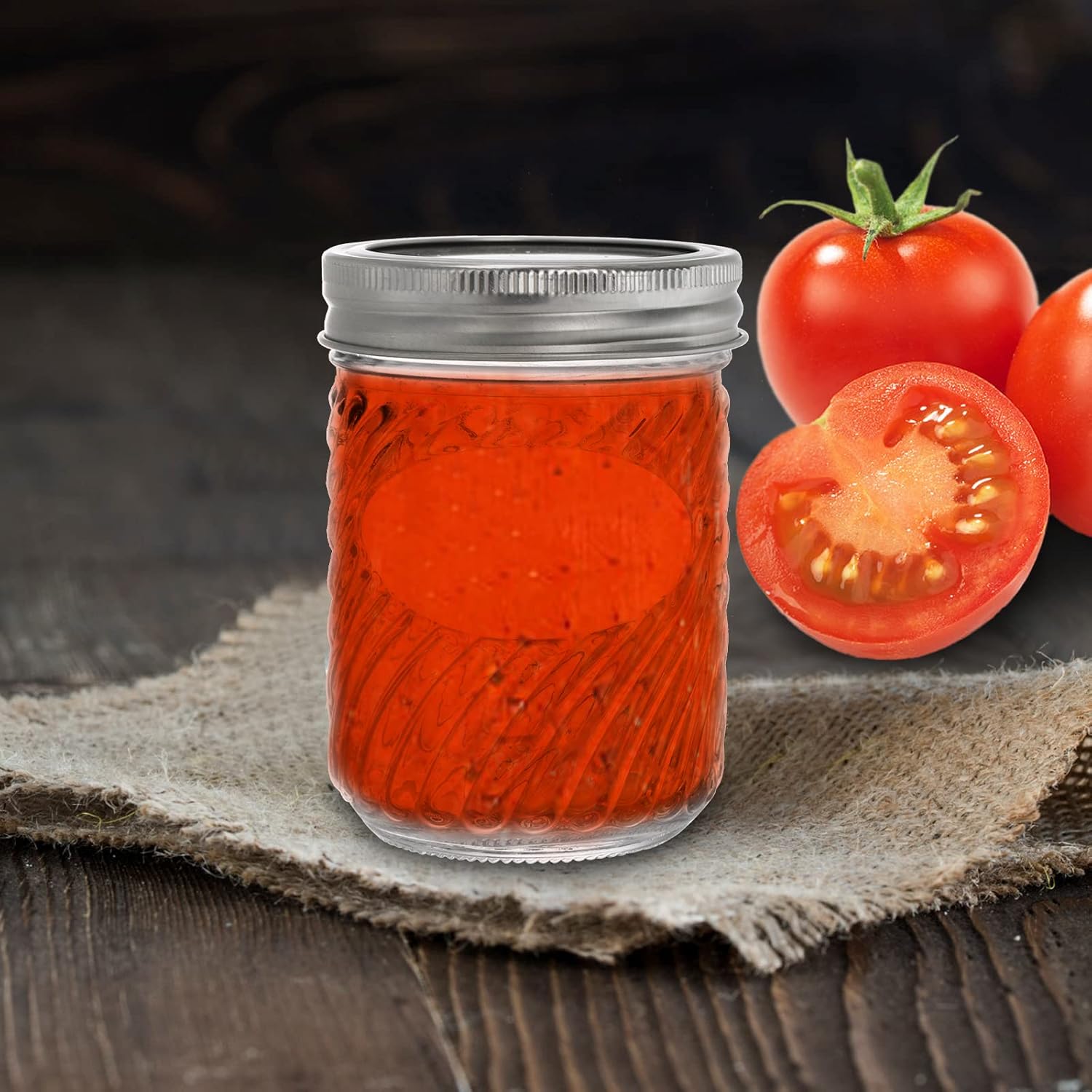 Nicunom 20 Pack Mason Jars, 8 Oz Canning Jars Regular Mouth Jelly Jars with Lids and Bands Glass Jar Food Containers, Ideal for Jams, Honey, Wedding Favors, Shower Favors : Home & Kitchen