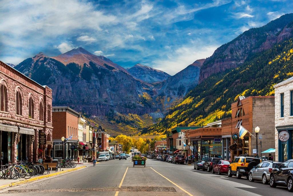Main Street Telluride Colorado Photo Photograph Cool Wall Art Print Poster 36x24