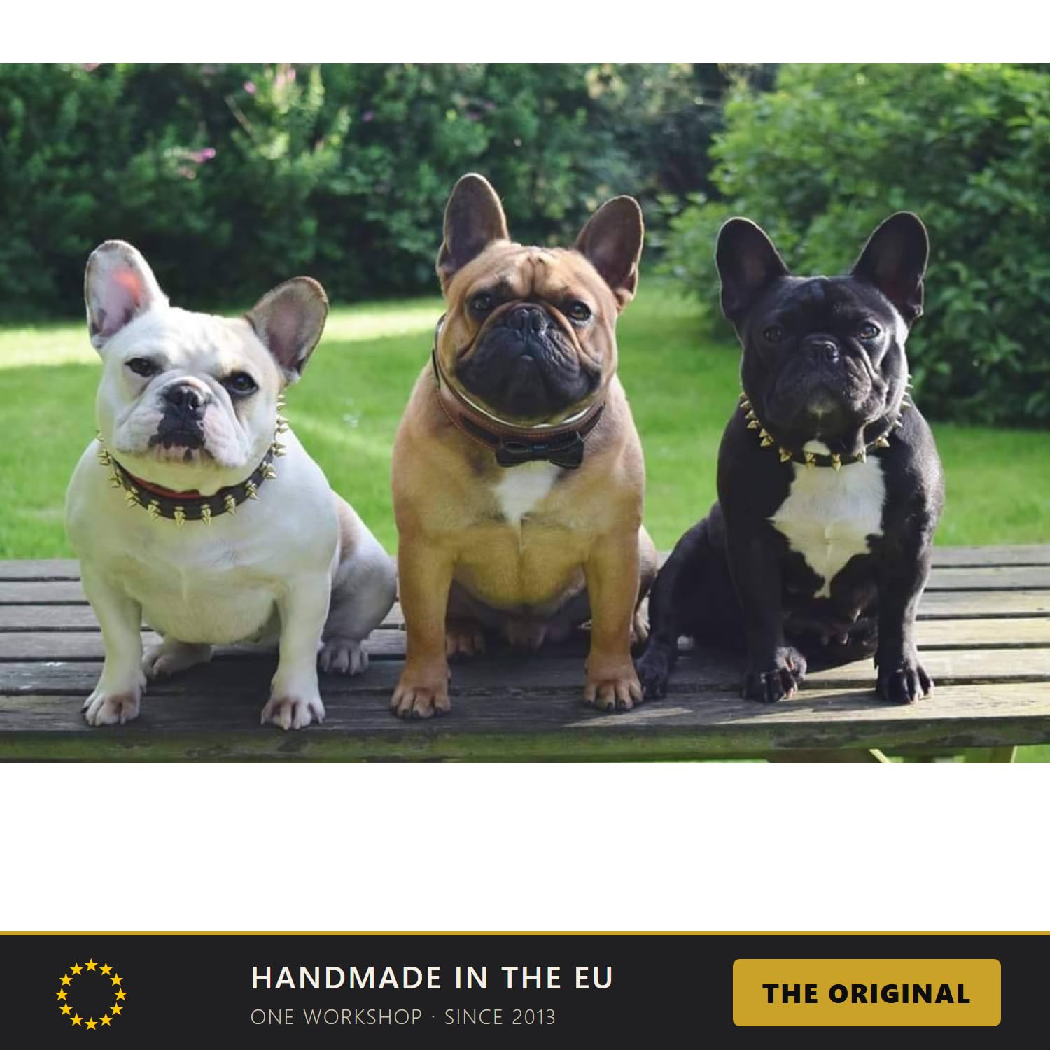 Bestia Bowtie Hundehalsband. Handgemacht aus hochwertigem Leder. 5 cm breit