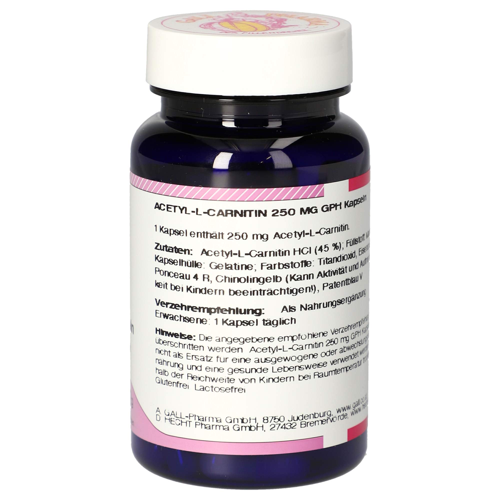 Gall Pharma Acetyl-L-Carnitin 250 mg GPH Kapseln, 60 Kapseln