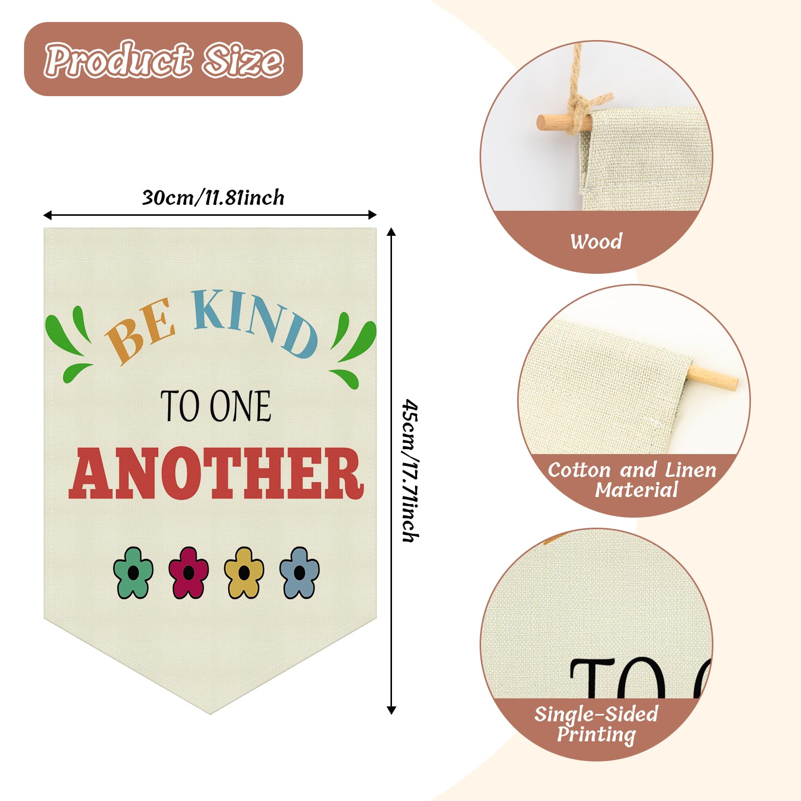 Christian Inspirational Wall Decor Flag Hanging Christian Decor for Bedroom Flag Bible Verses Wall Positive Hanging Decoration for Kids Room Nursery Playroom Classroom Christmas Birthday Gifts