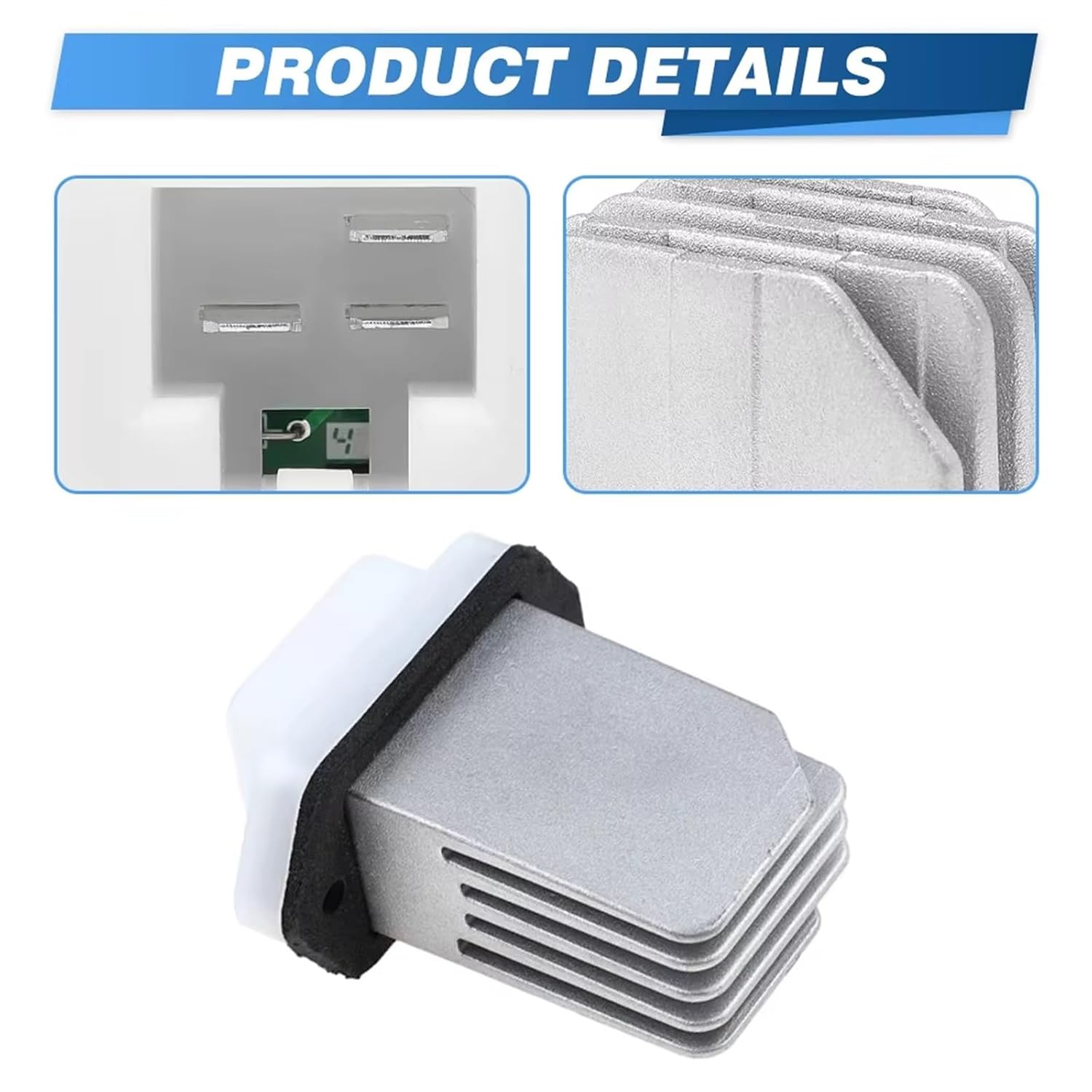 Heater Blower Fan Resistor Compatible with Infiniti Qx60 2014-2019 Car HVAC Heater Fan Motor Blower Resistor 27761-4Ba0A 277614Ba0A