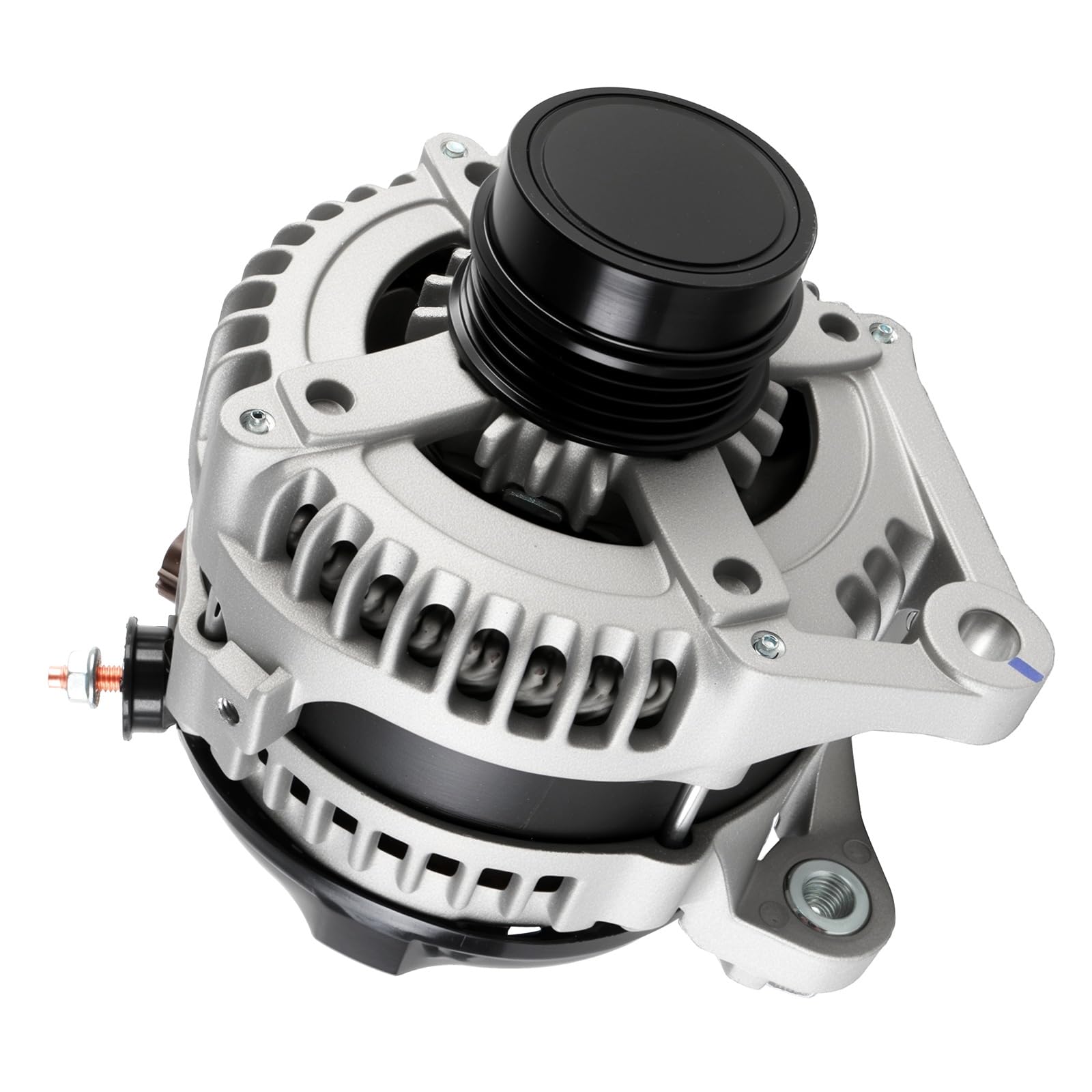 Alternator 11519 100Amp 4-Groove Decoupler Pulley for 2010-2011 Camry 2.5L L4 Vehicle Alternator 11516 11516N 27060-0V060 104210-2650 2706036050 104210-2630 AL3367X-image-38
