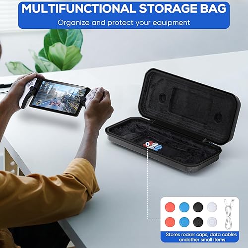 Miniatura 7 de Funda protectora de transporte para Playstation Portal Remoto, Accesorios para PS Portal Case con carcasa dura de EVA, bolsa impermeable