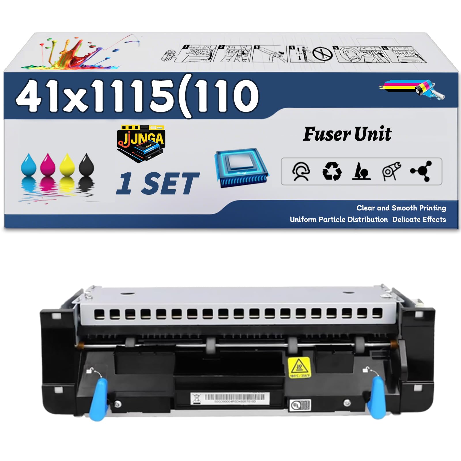 41x1115(110V) Fuser Unit is Compatible for Lexmark B2865dw M5255 M5270 MS821dn MS821n MS822de MS823dn MS823n MS825dn MS826de Printers (1 Set)
