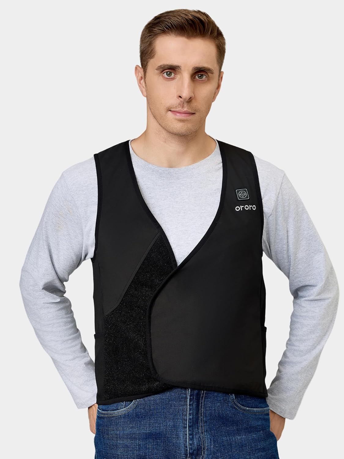 ORORO Adjustable Heated Vest Liner for Men Women, Lightweight Electric Heated Liner Vest with Battery - Image 2