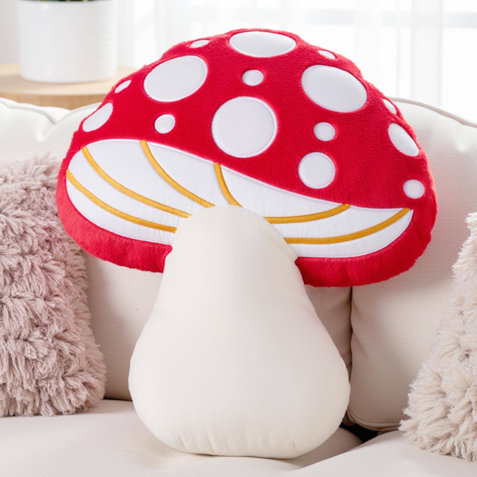 Amazon.com: Shrumiez Mushroom Pillow - Cottagecore Mushroom Shaped