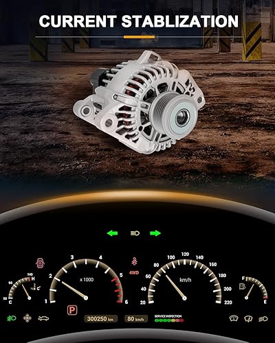 Miniatura 6 de ROADFAR Alternador apto para Hyundai Sonata 2.4L 2010 2011 2012 2013 37300-2G400