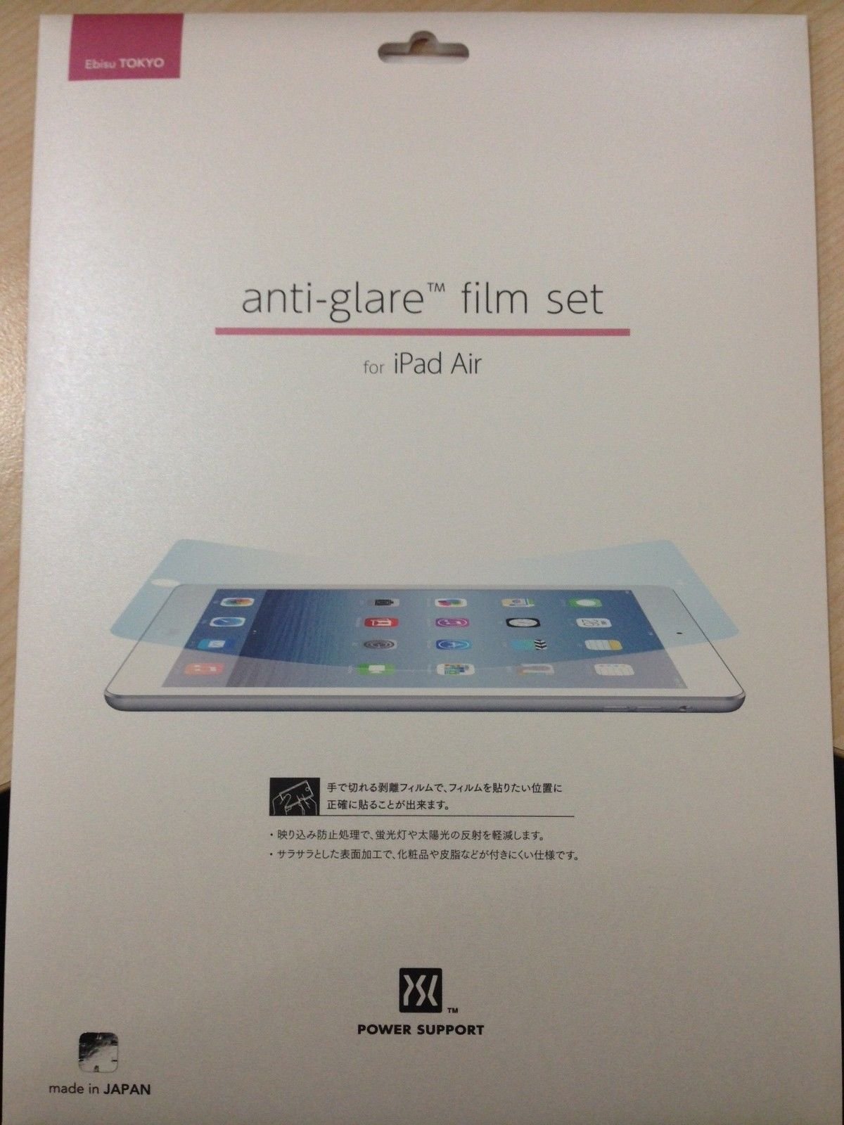 Power Support iPad Air 1 & 2 Anti-Glare Film