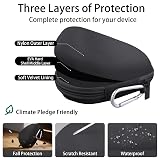 co2CREA Hard Case Replacement for Logitech MX Master 4 / MX Master 3 Master 3S Advanced Wireless Mouse (Graphite Black Case)