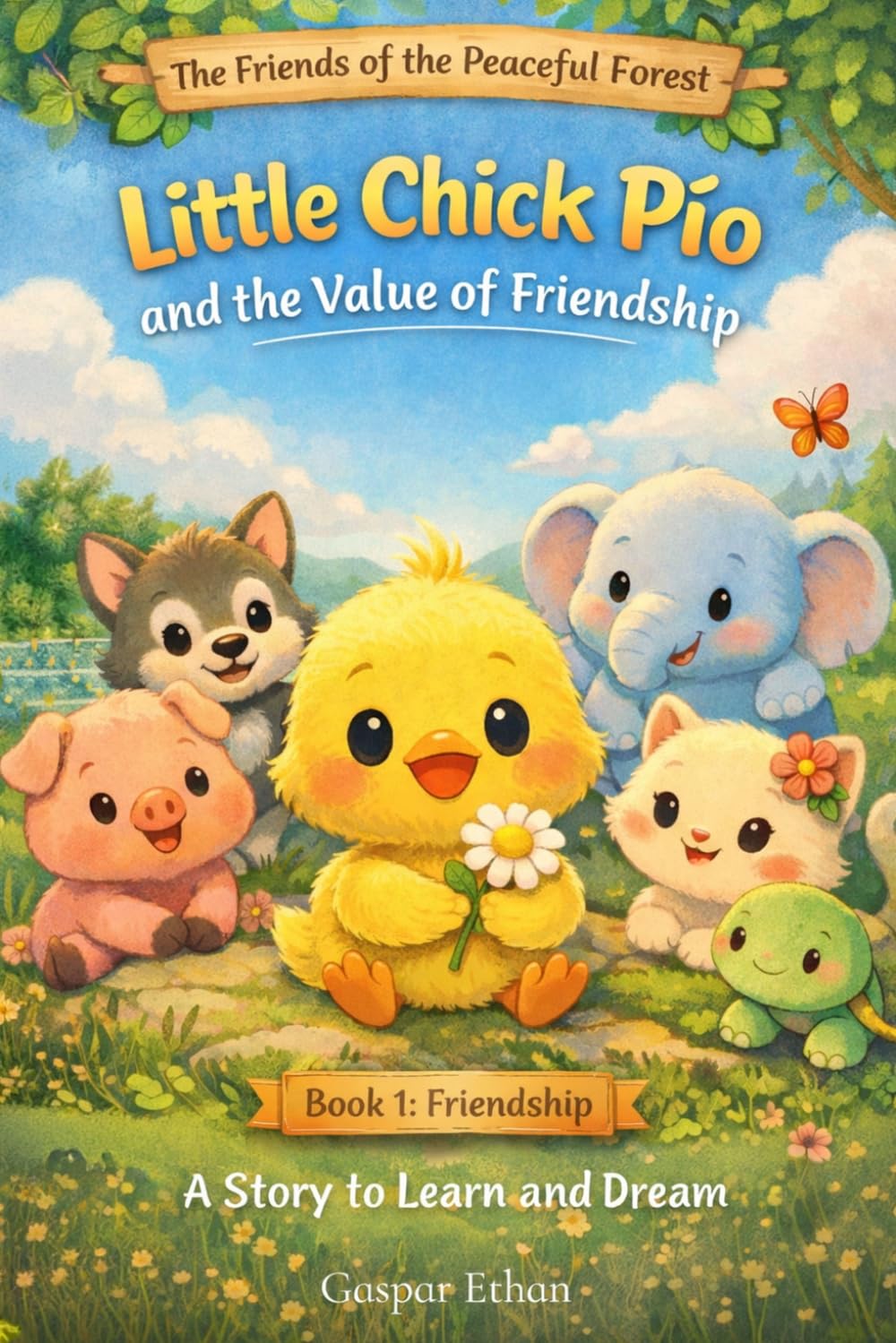 Little Chick Pío and the value of friendship: Friends of the Peaceful Forest (Los amigos del Bosque Tranquilo)