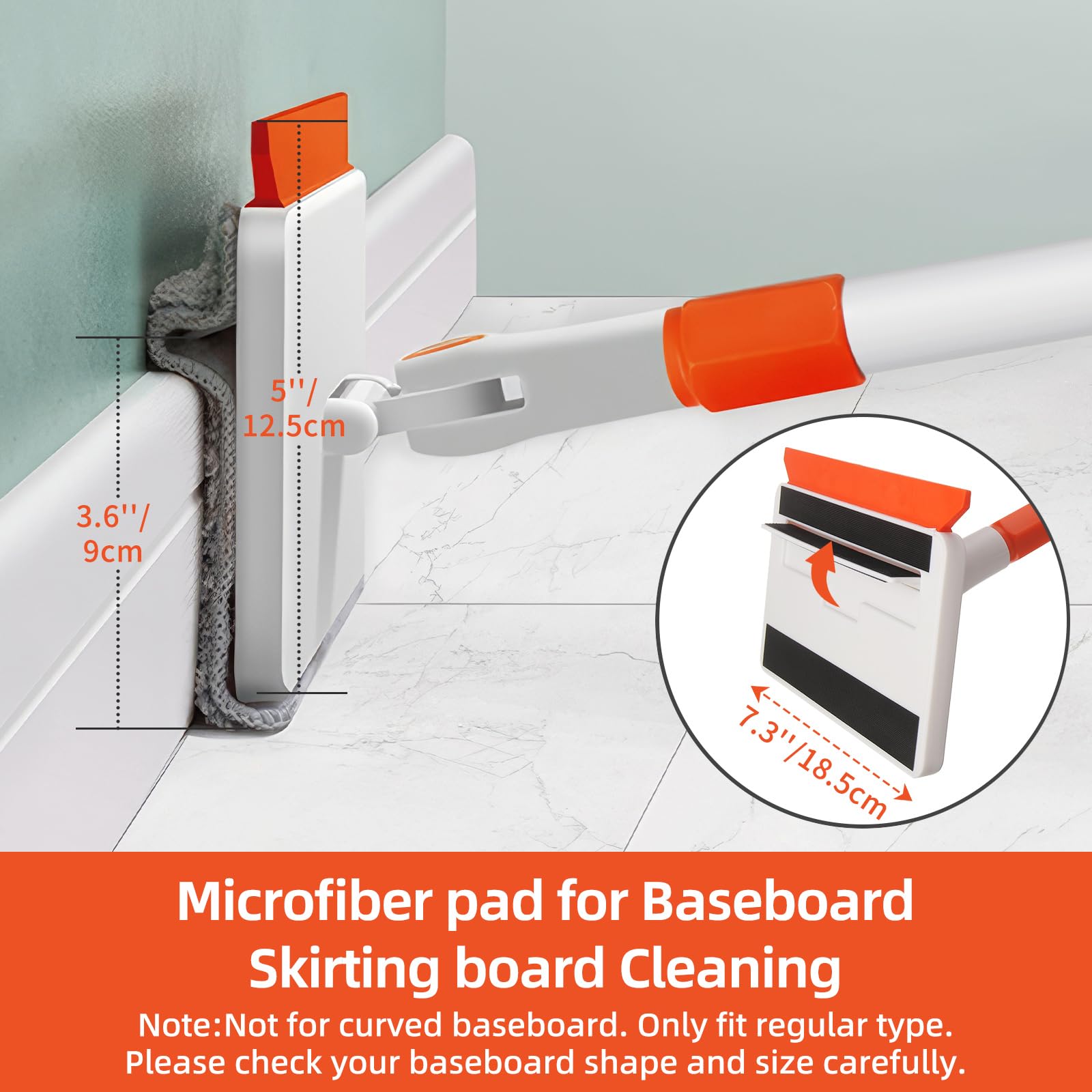 Baseboard & Ceiling Fan Cleaner Tool -2 Baseboard & Ceiling Fan Cleaner Tool -2