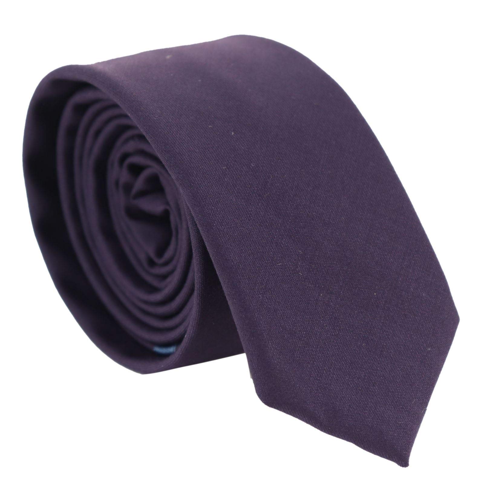 Truclothing Men's Purple Tie Hankie Set Classic 1920S Peaky Blinders Gatsby