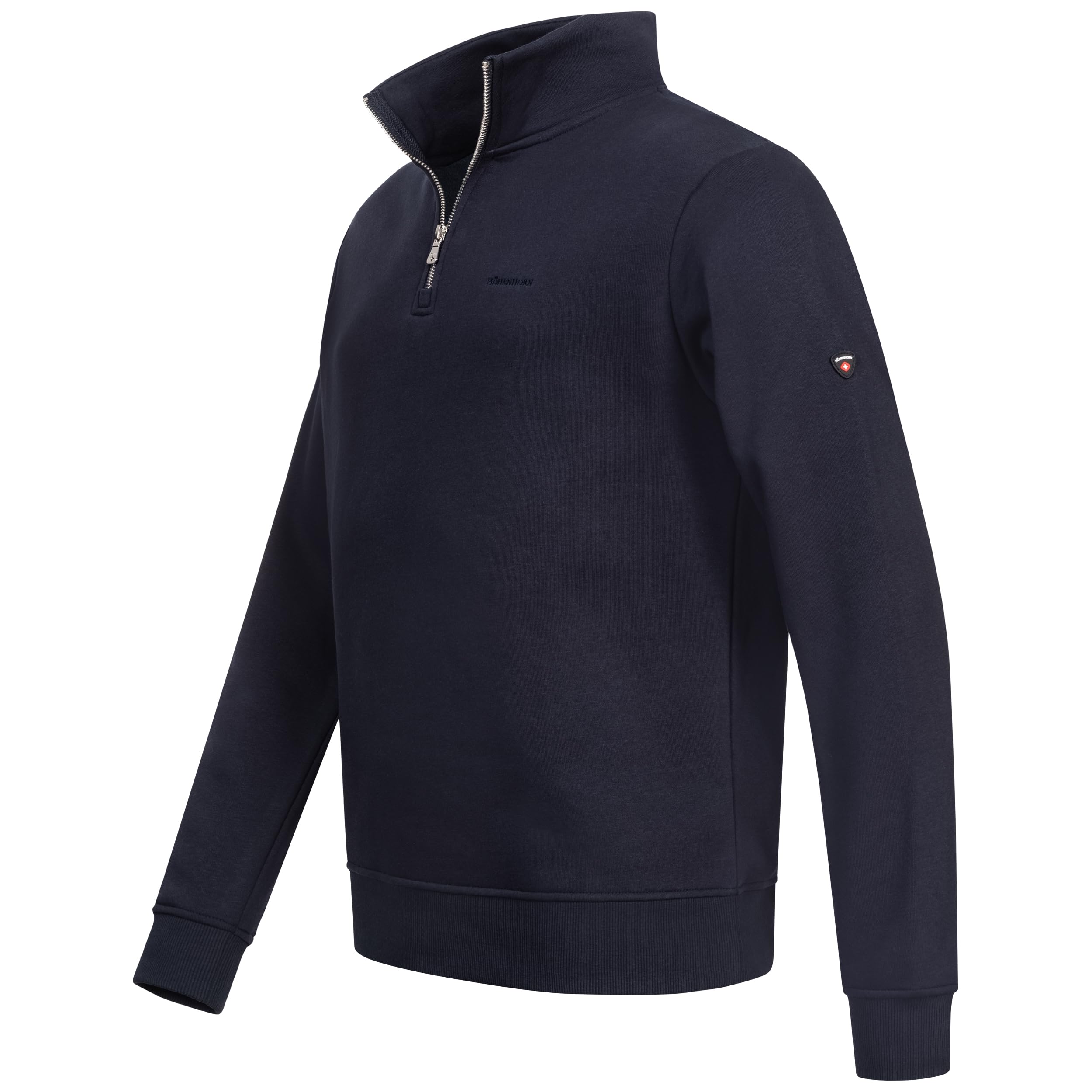 Höhenhorn Troiberg Pull pour Homme avec col zippé 1/4 Bleu 3XL Bleu 3XL