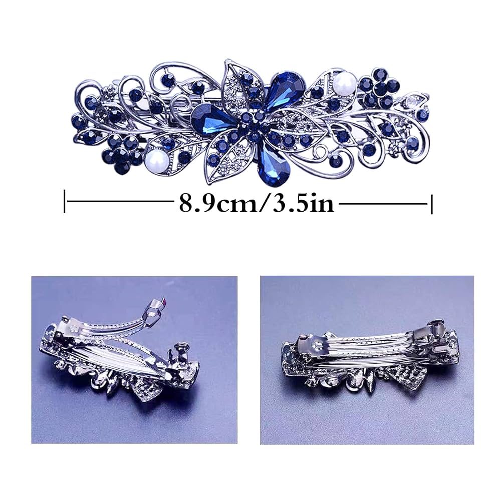 Amazon.com : 4 PCS Hair Barrettes for Women Ladies, Flower