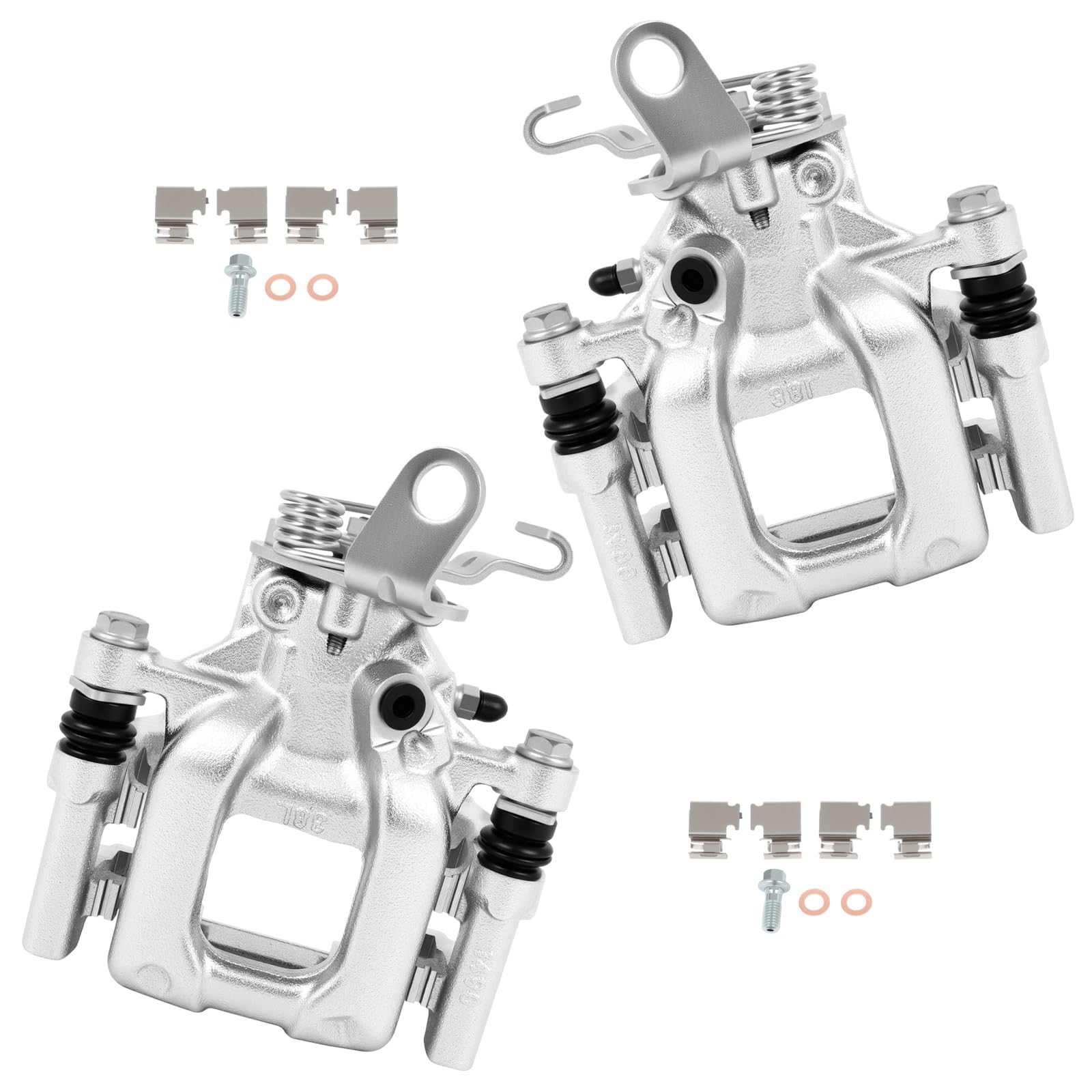 cciyu Rear Left &amp; Right Disc Brake Calipers With Bracket 19B6384 19B6385