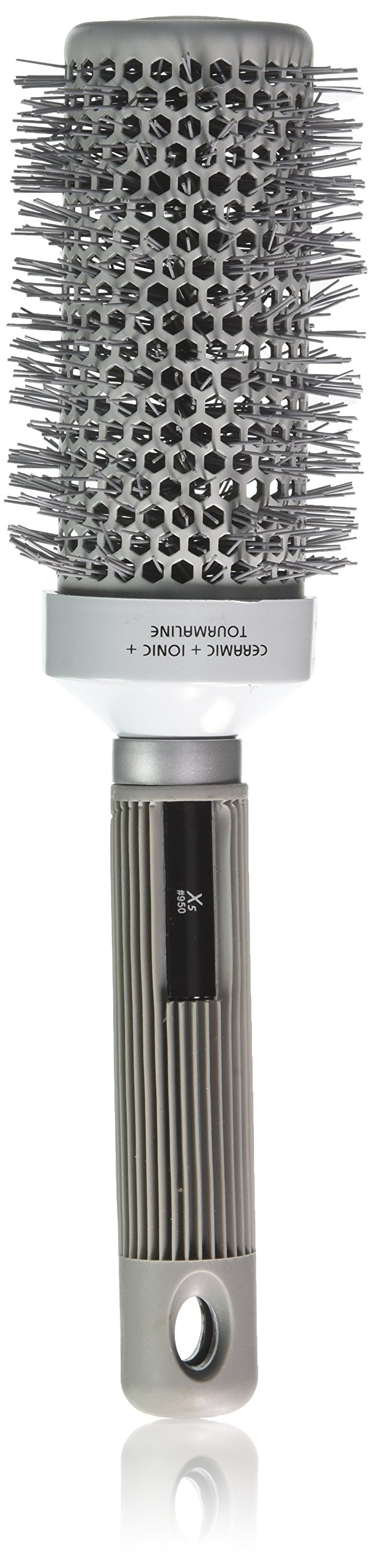 Elegant Brushes X5 Ceramic Thermal Brush, White, Medium