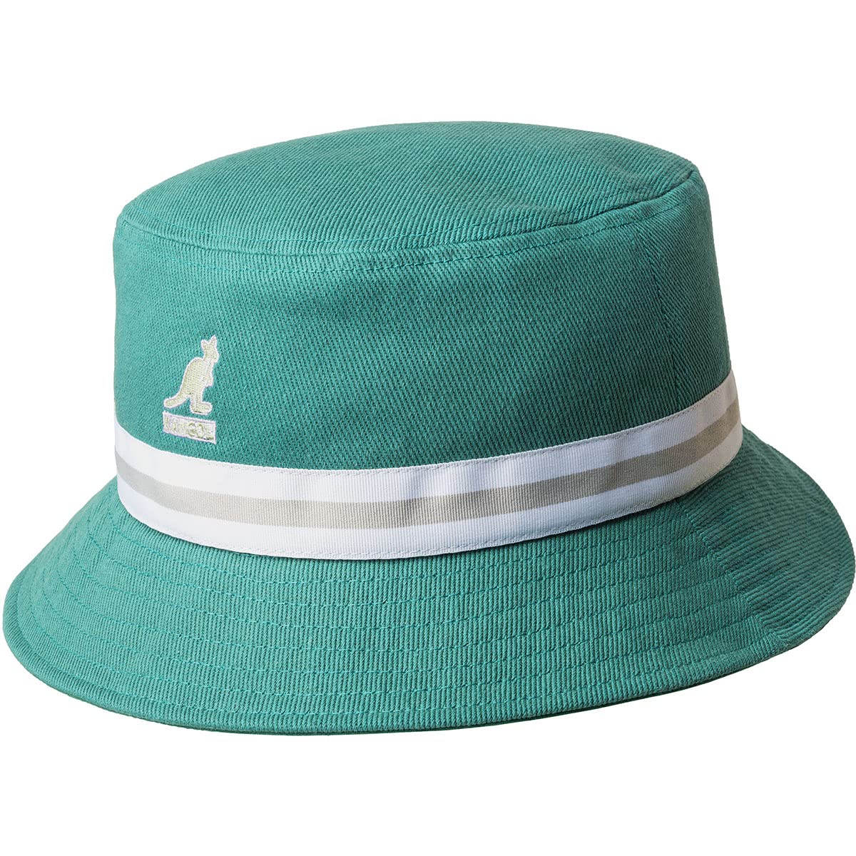 Kangol Stripe Lahinch Baumwollhut Fischerhut Hut Bucket Hat Stoffhut Damen/Herren - Anglerhut mit Ripsband Frühling-Sommer Herbst-Winter Frühjahr Sommer Herbst Winter