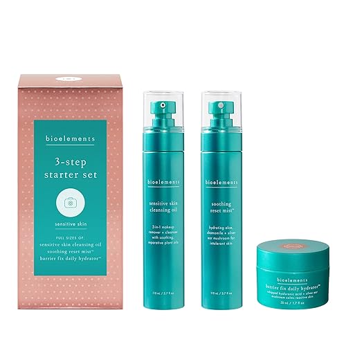Miniatura 8 de Bioelements 3-Step Starter Set Sensitive Skin - Includes Cleansing Oil, Soothing Reset Mist Toner & Barrier Fix Daily Hydrator Moisturizer