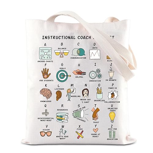 Instruction Coach Appreciation Tote Bag Educational Coach Bag Instruction Assistant