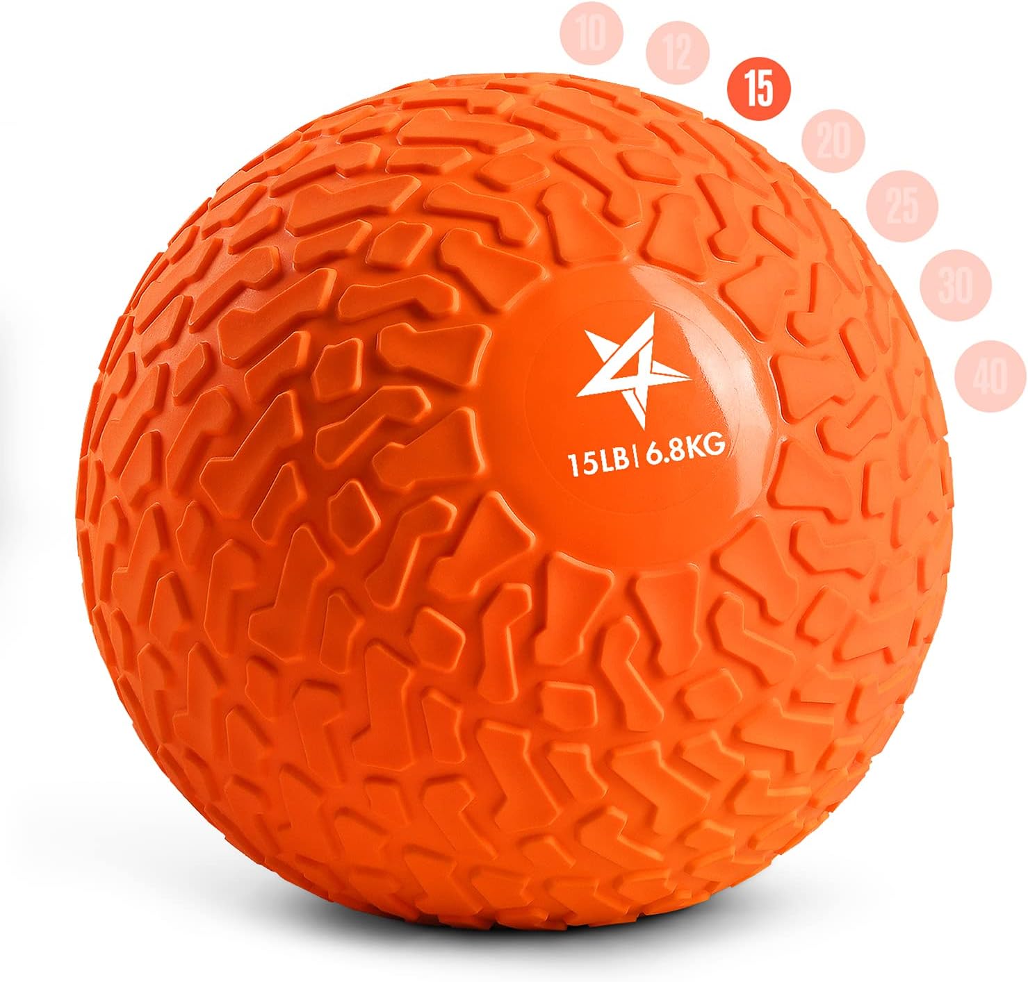Yes4All Upgraded Version Durable Solid Slam Medicine Balls from 10-40lbs, Multicolor Options