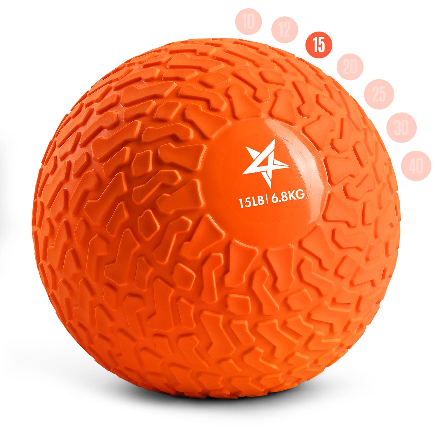 Yes4All Upgraded Version Durable Solid Slam Medicine Balls from 10-40lbs, Multicolor Options