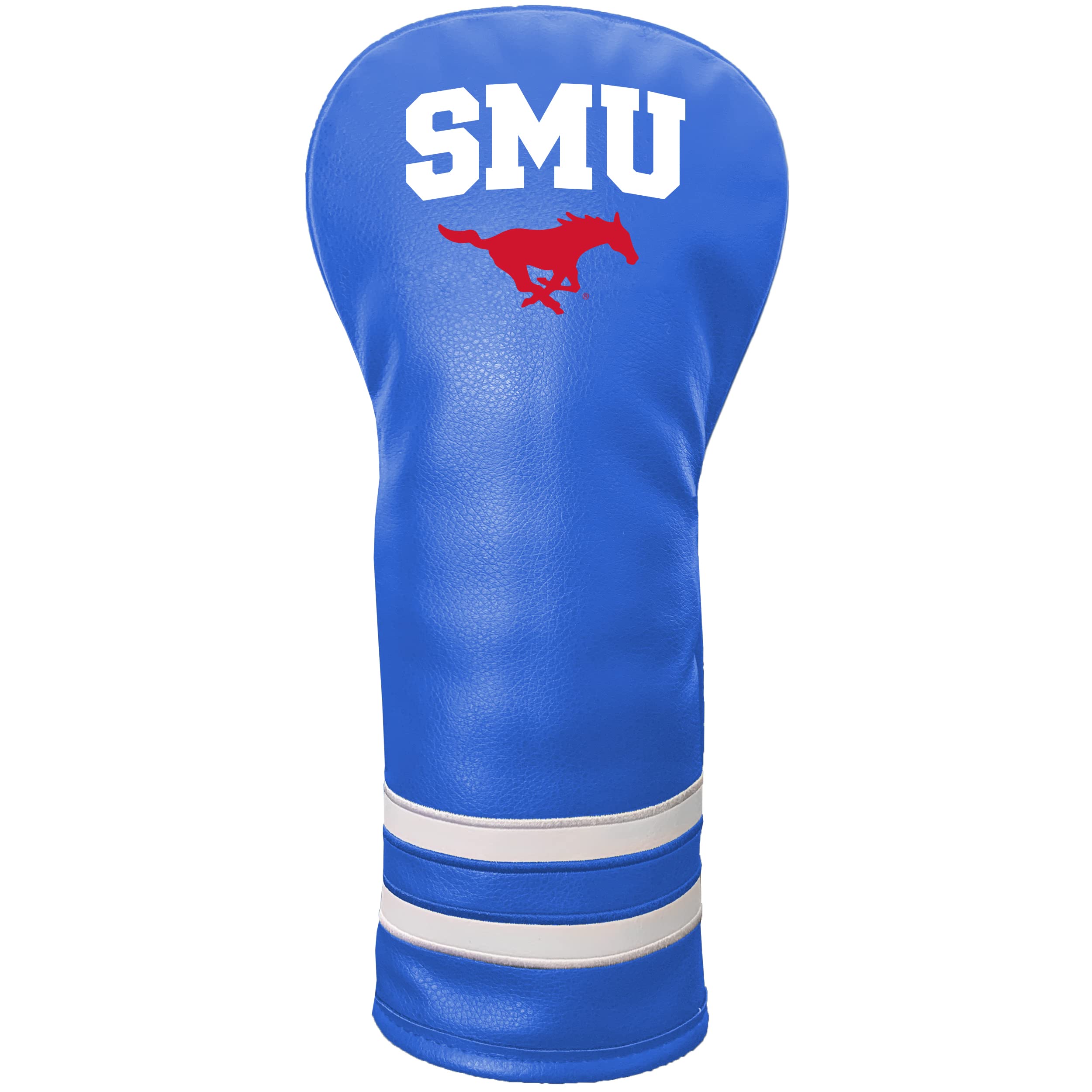 Team Golf NCAA Southern Methodist Vintage Fairway Headcover (Color) - Printed Team Golf NCAA Vintage Fairway Headcover (Printed), Fits All Fairway, Hybrid and Utility Clubs