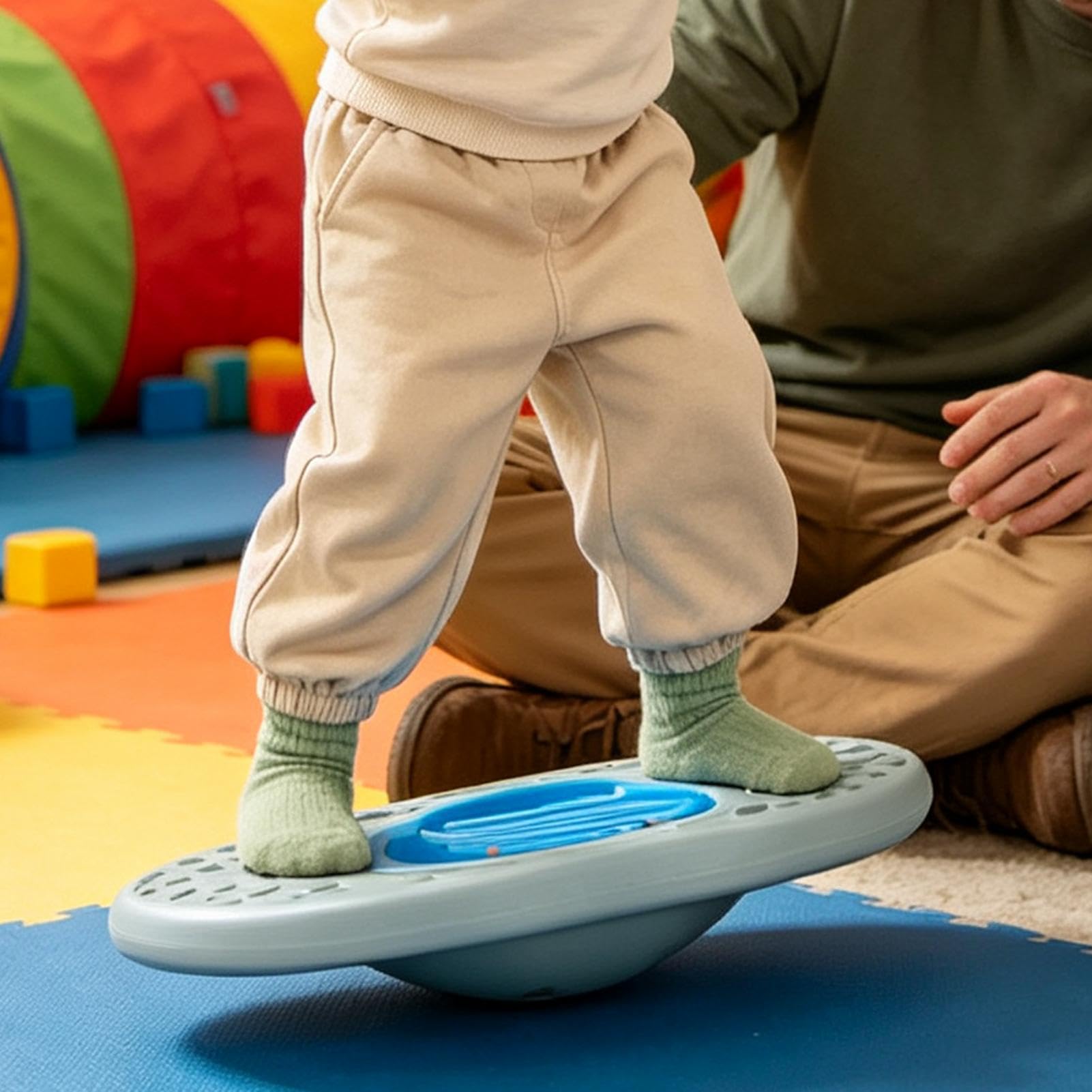 Wobble Board con Labirinto Antiscivolo Della Coordinazione | Ski Surf Trainer Wobble Board Adatto A Bambini, Prescolari, Alunni, Scuola, Soggiorno E Aula