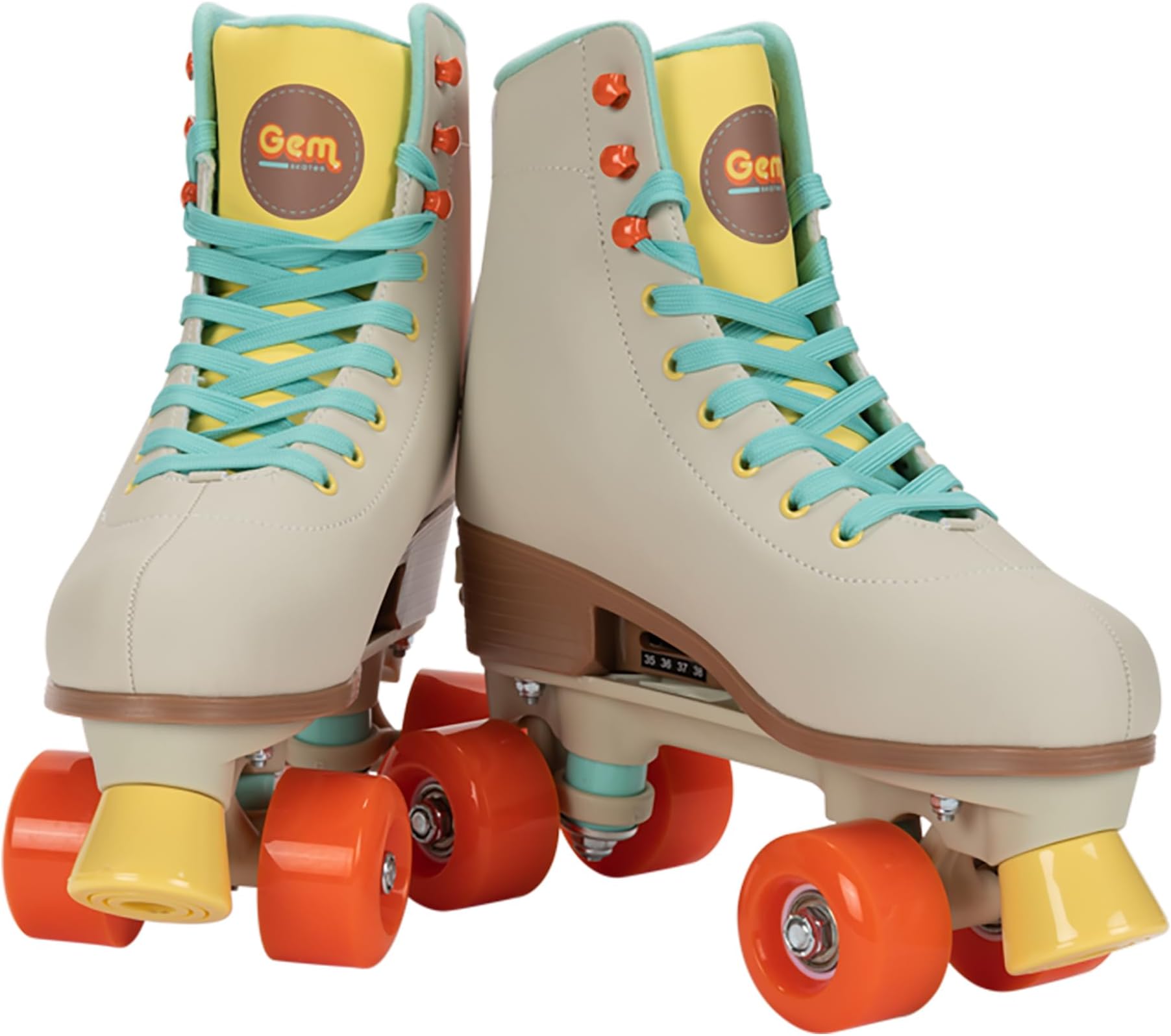GEM SKATES Quad Roller Skates Colorway 7 Size - Medium