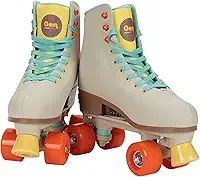 Patins GEM QUAD ROLLER - creme, tamanho 3-6