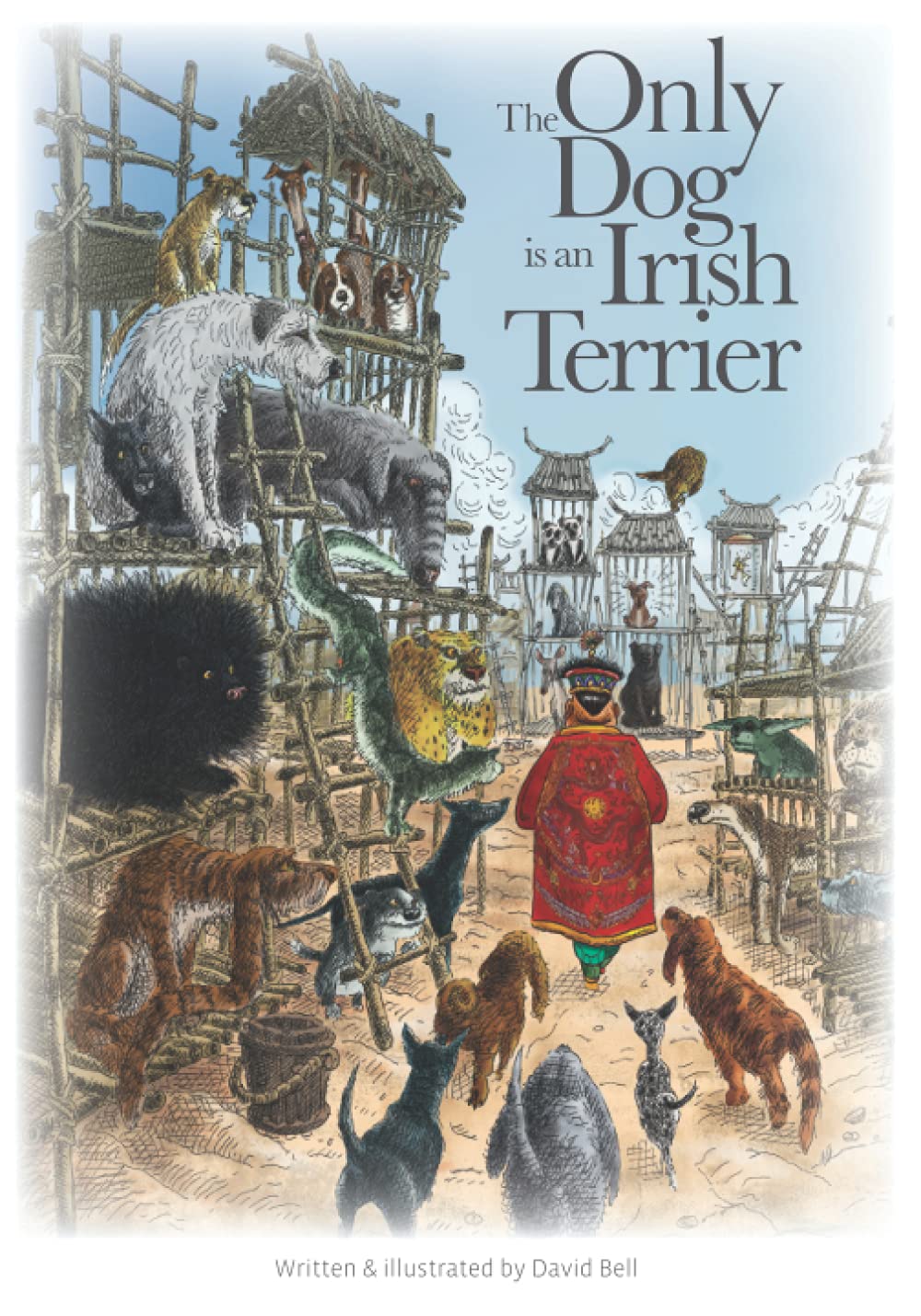 The Only Dog is an Irish Terrier