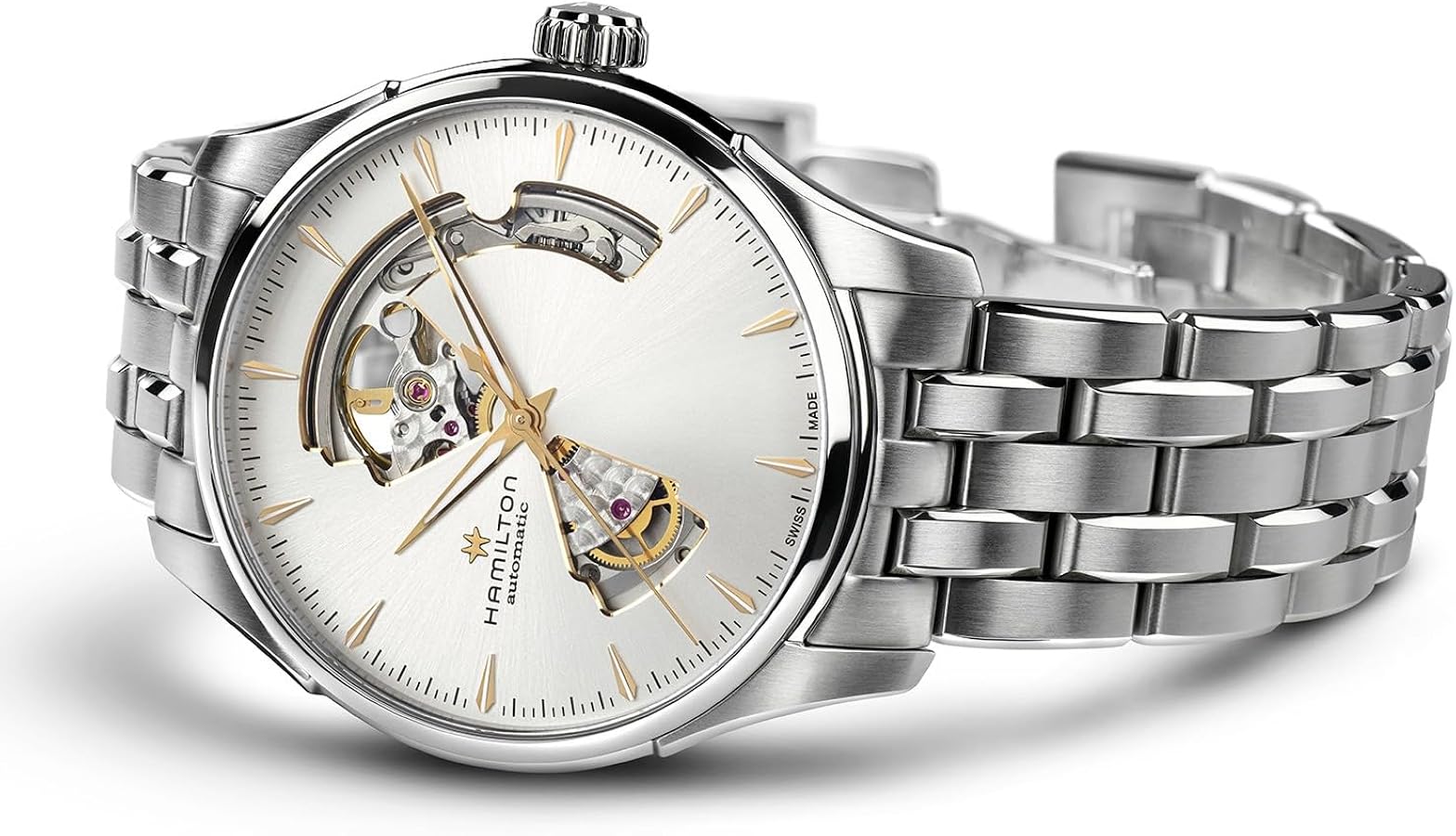 Amazon.com: Hamilton Jazzmaster Open Heart Automatic Men's Watch