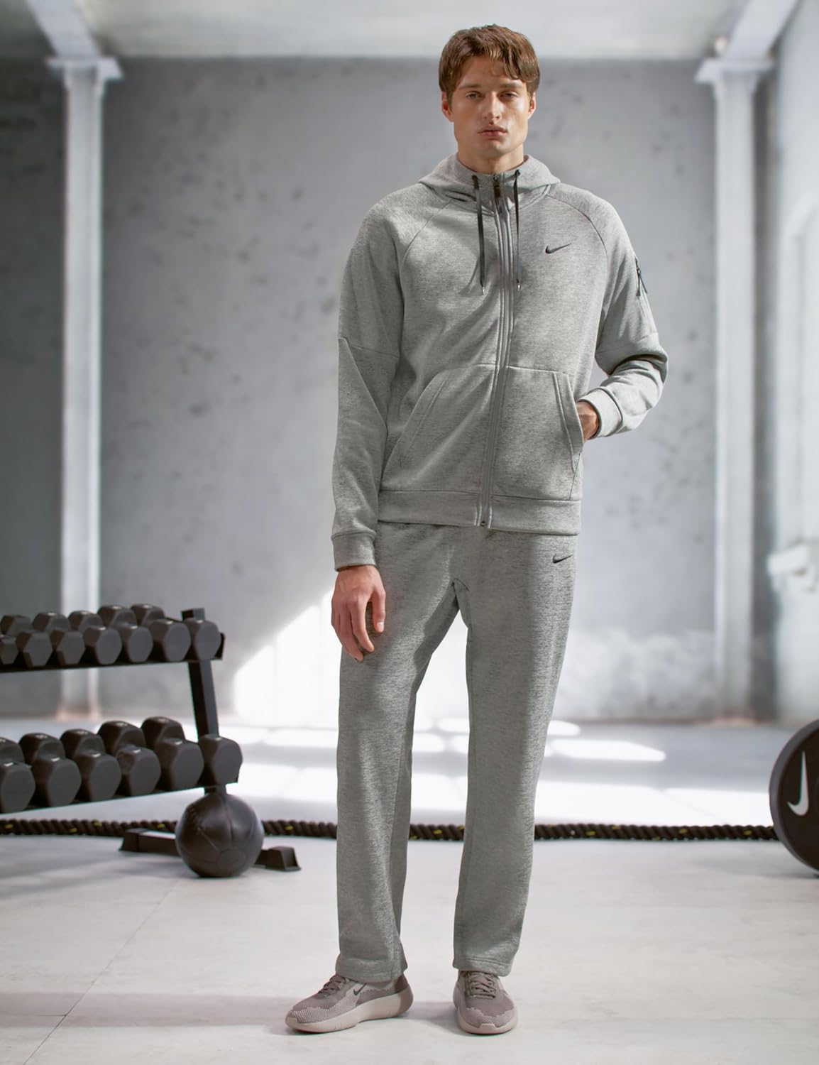 Nike Men's Therma-Fit Open Hem Fitness Pants - Image 3