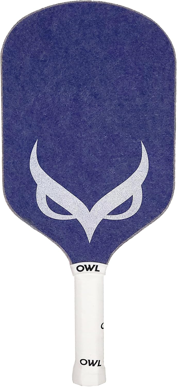 OWL Sport PXE Pickleball Paddle, USAPA Pro Tournament Approved, Power Series 13 MM Core, Elongated Grip, Patented Nano-Technology Surface, 50% Noise Reduction, Enhanced Power & Spin