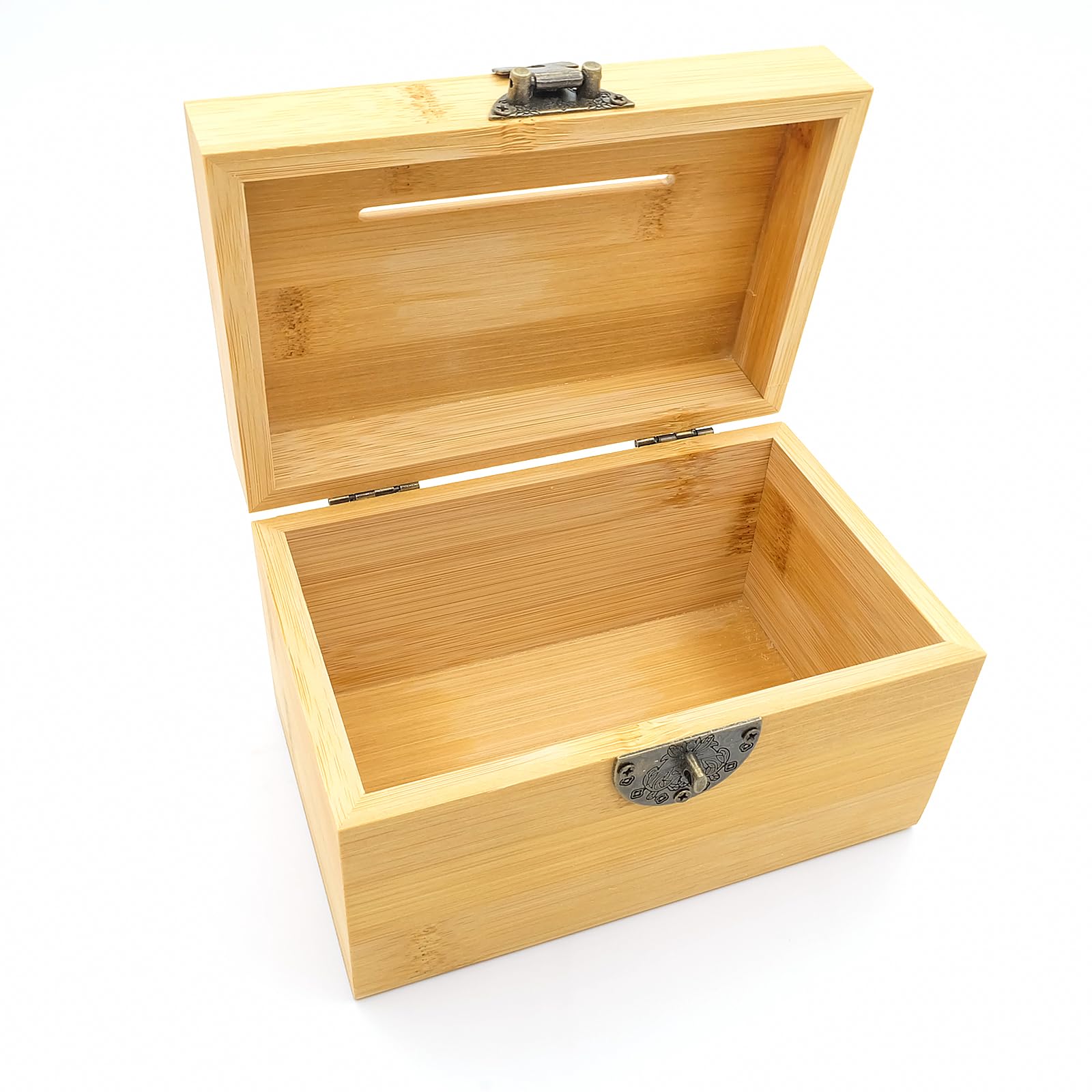 6 Scrigni Del Tesoro In Legno 6x6x8cm - Vintage Con Motivi Decorativi, Per Gioielli E Oggettini
