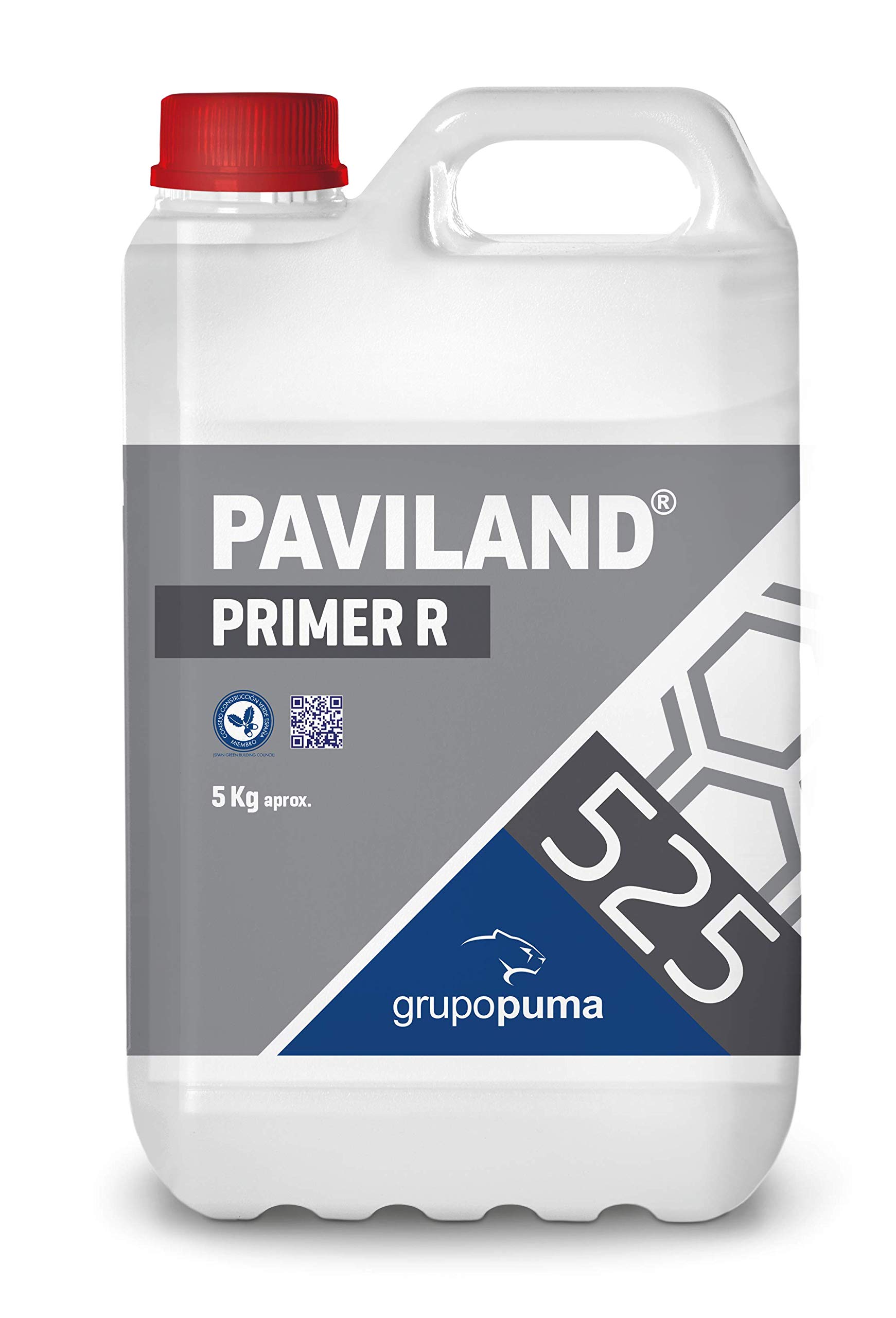 Grupo Puma Paviland Primer R (5kg). Imprimación acrílica para sistemas cementos autonivelante