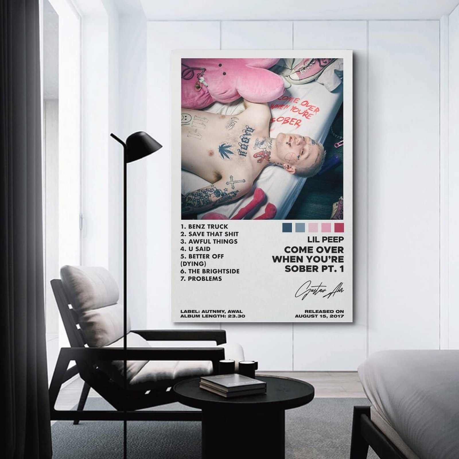 Amazon.co.jp: SUANEA Lil Peep ポスター - Come Over When You're