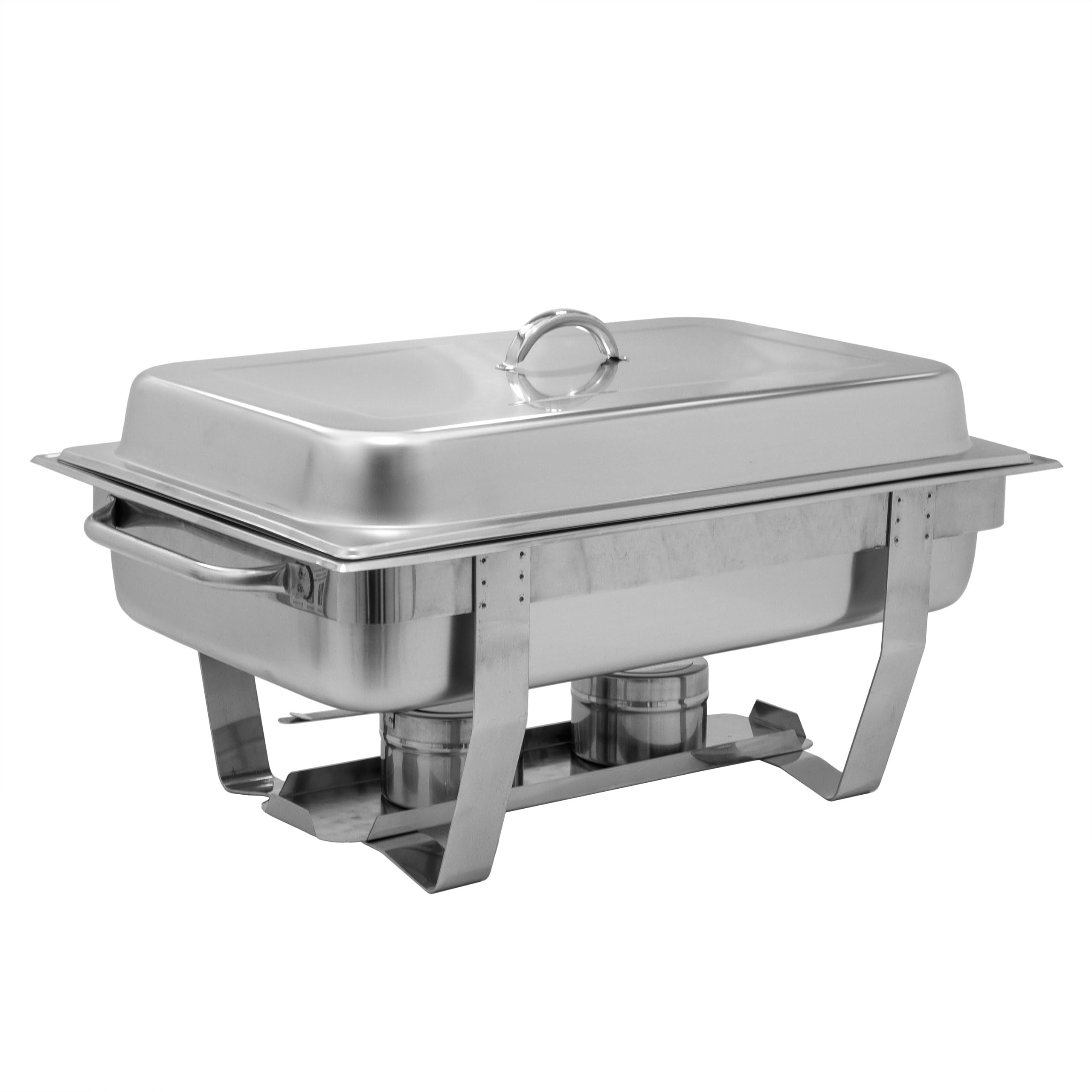 7.5 Liter Rund Chafing Dish Edelstahl Speisenwärmer Wärmebehälter Buffet Party e