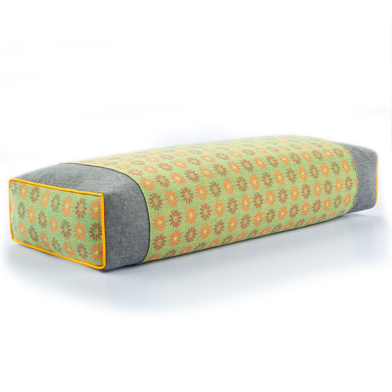 Photo 1 of EDMILE Buckwheat Pillows for Sleeping, Cube Pillow for Neck Pain Relief, Adjustable Loft and Firm, Washable Zipper Pillowcases, Rectangle Neck Support for Sleep, 20x10 inch (Green)