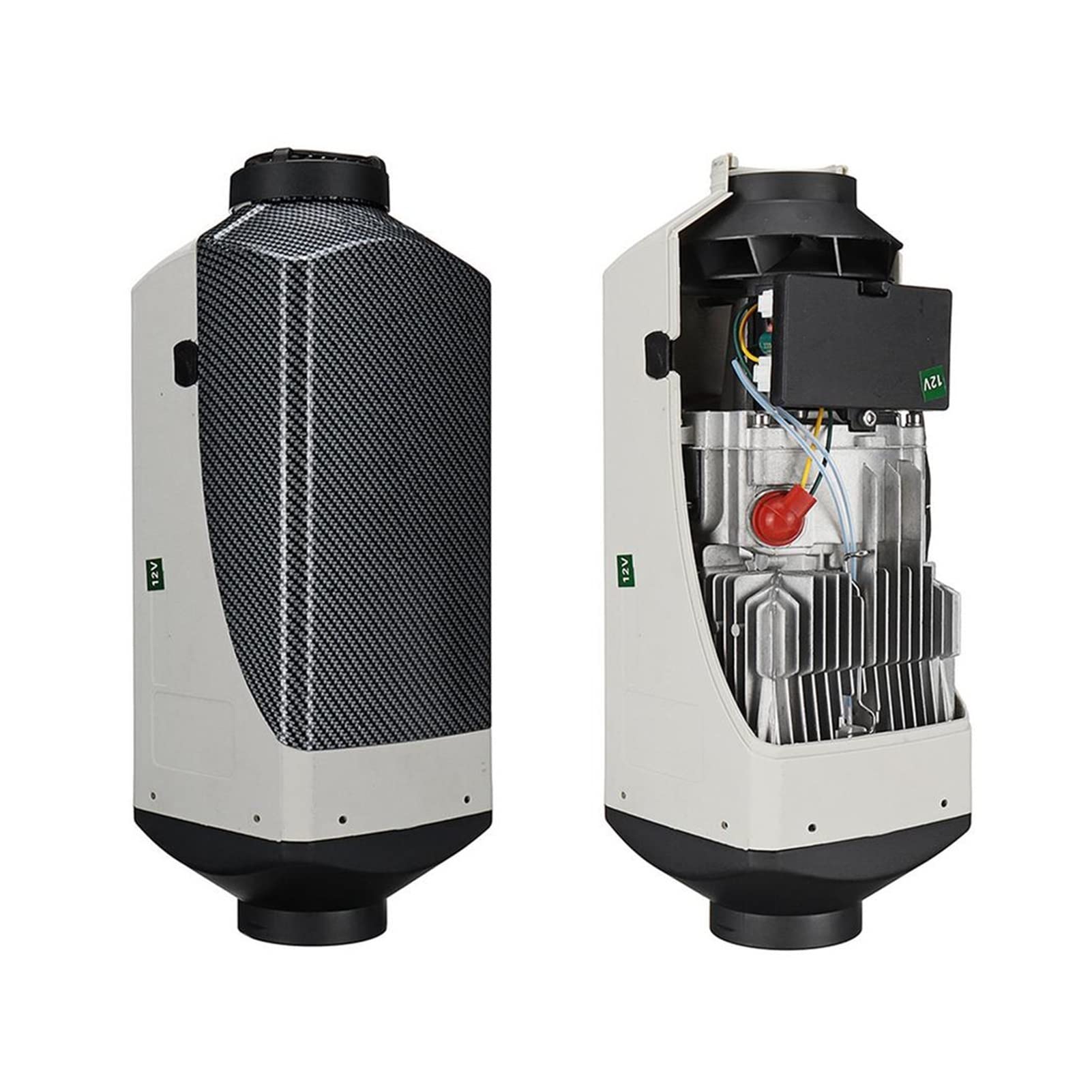 Autonomiczny ogrzewacz samochodowy 12 V, 24 V, 5 kW, 8 kW, ogrzewacz parkingowy, ogrzewacz powietrza z monitorem LCD do kampera, maksymalizujący wydajność paliwową (jednokolorowy)